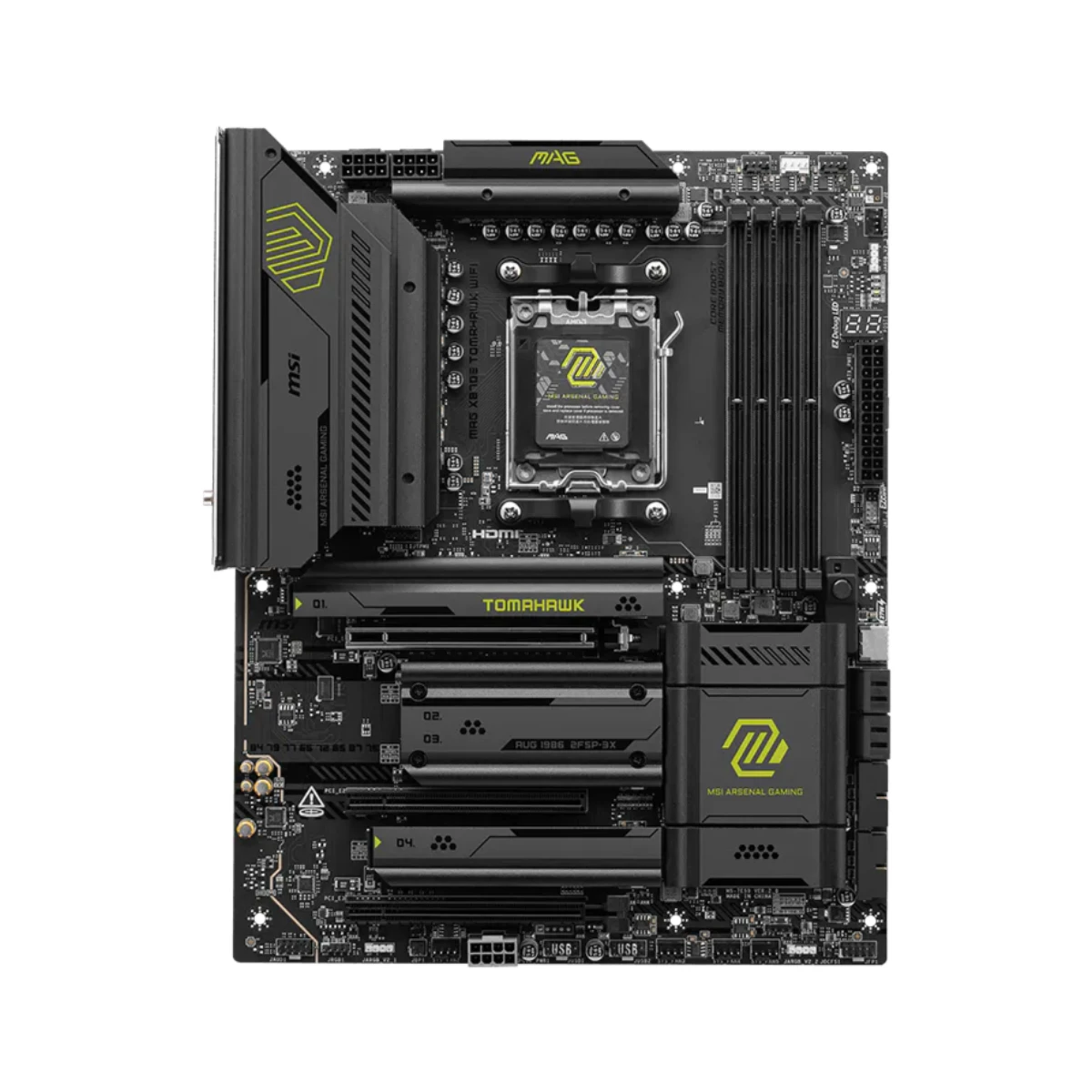 MSI MAG X870E TOMAHAWK WIFI AM5 ATX Motherboard – Black | 911-7E59-006 view 2