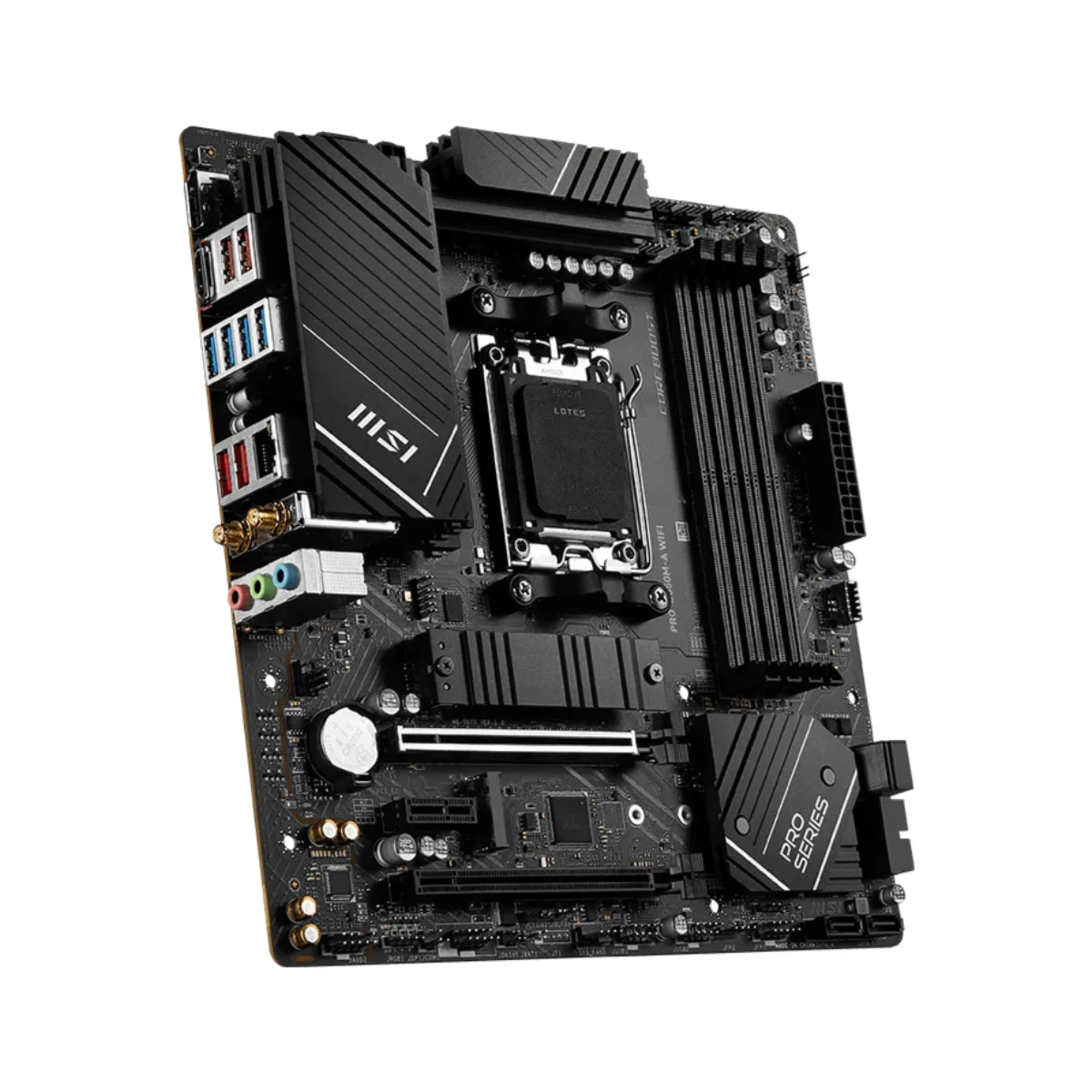 MSI PRO B650M-A WiFi AMD AM5 DDR5 Micro-ATX Gaming Motherboard - 911-7D77-001 view 4