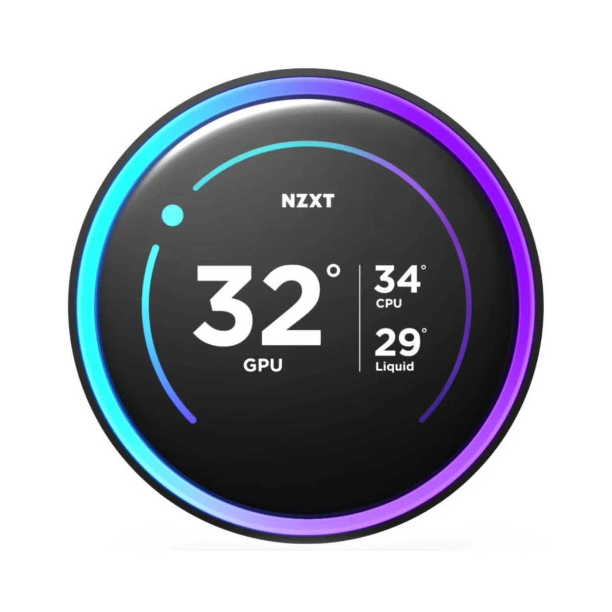 NZXT Kraken Elite 280 RGB AIO CPU Liquid Cooler – Black - RL-KR28E-B2 view 3