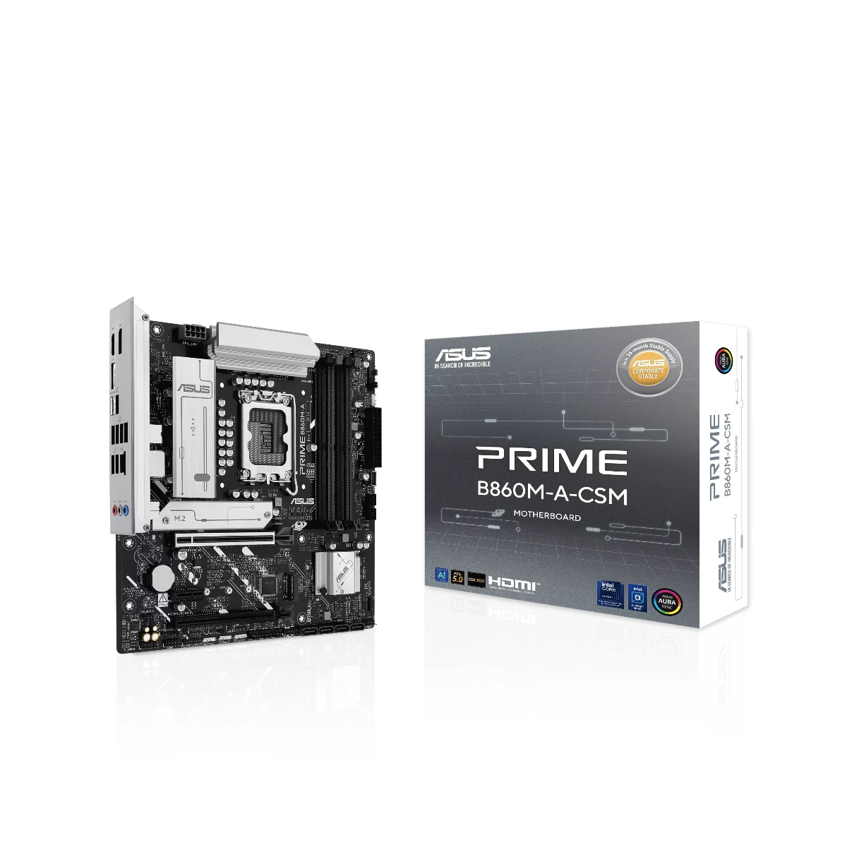 ASUS PRIME B860M-A-CSM LGA 1851 Micro-ATX Motherboard | 90MB1K00-M0EAYC