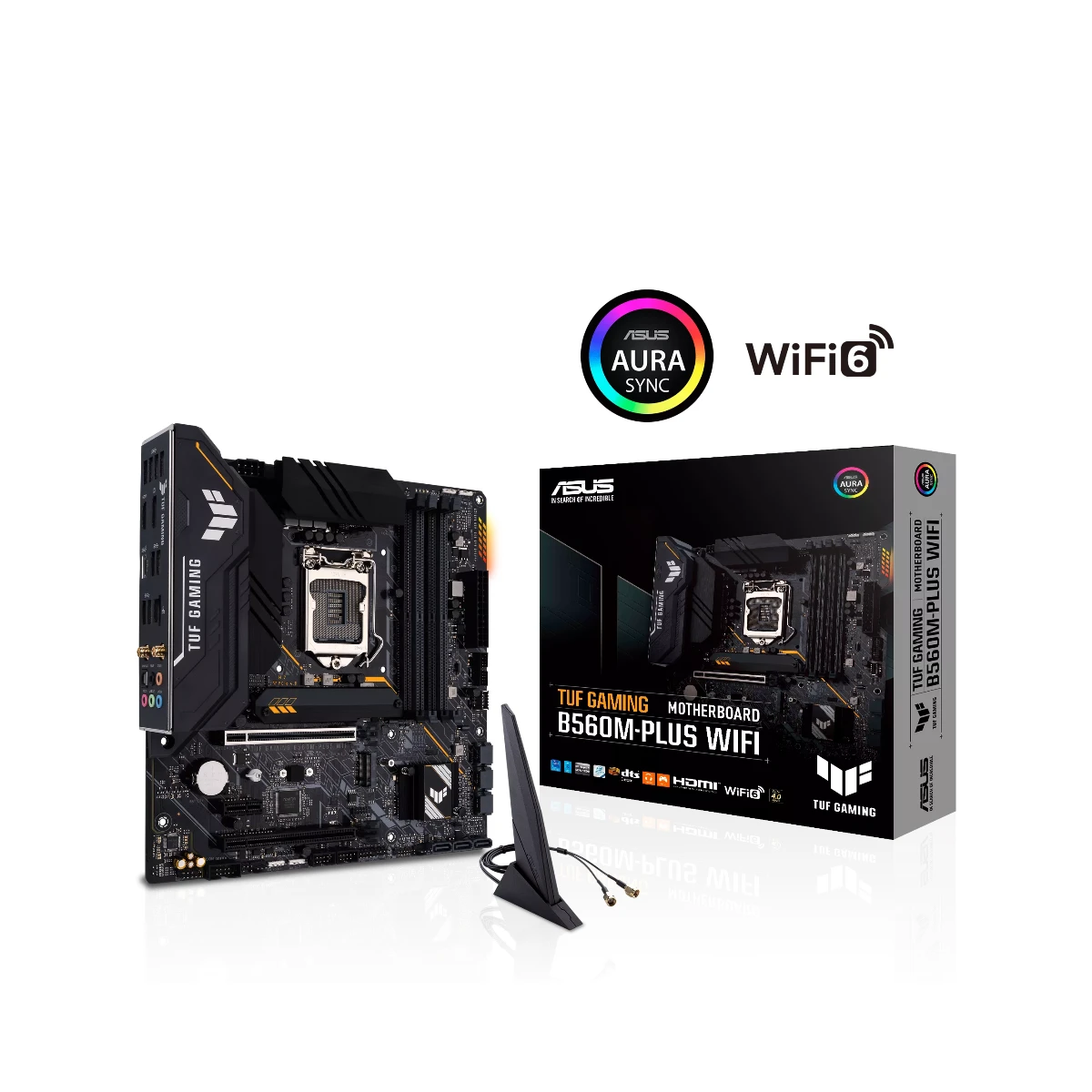 ASUS TUF Gaming B560M-PLUS WiFi Intel LGA 1200 Micro-ATX Motherboard | 90MB1770-M0EAY0