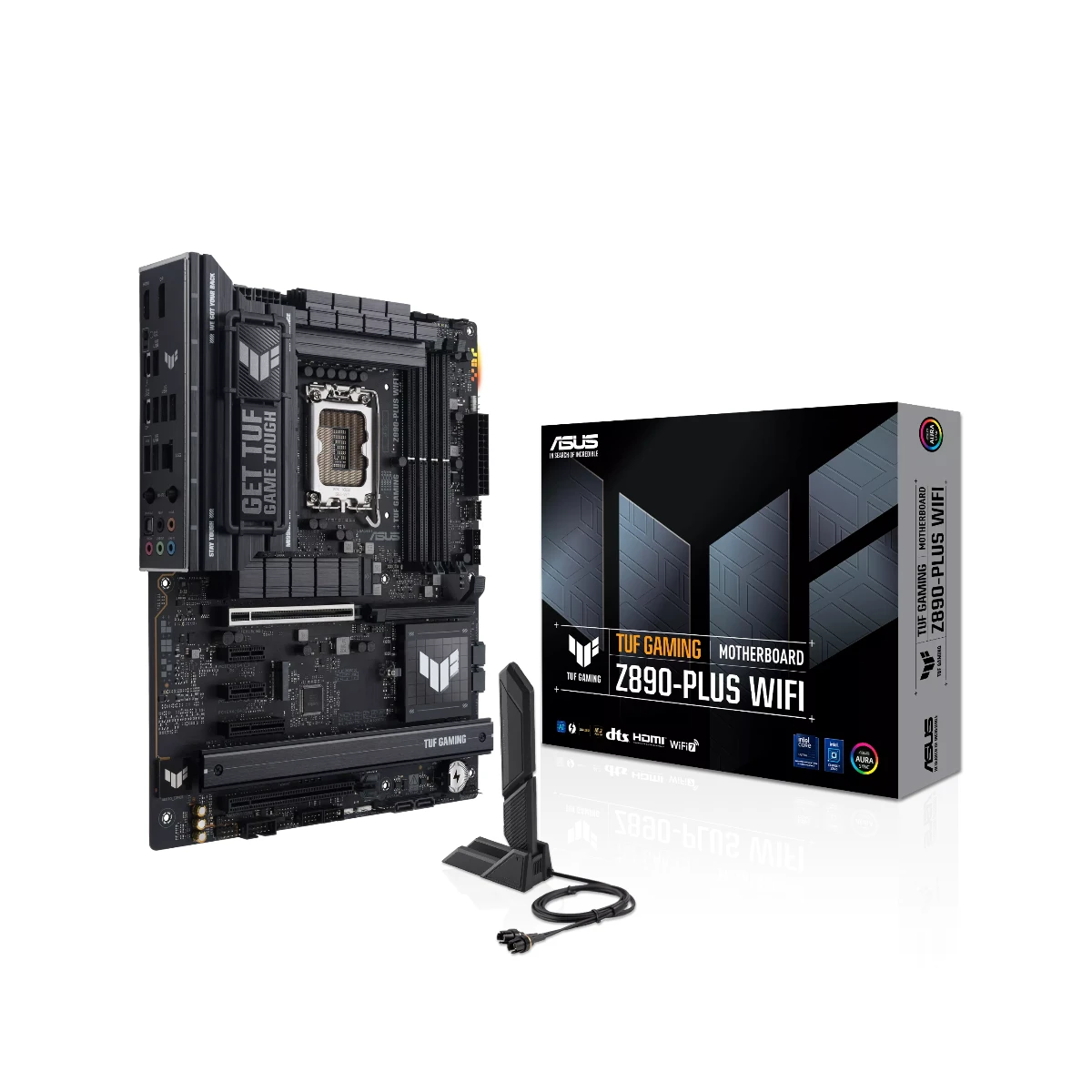ASUS TUF GAMING Z890-PLUS WIFI LGA 1851 ATX Gaming Motherboard - Black - 90MB1IQ0-M0EAY0