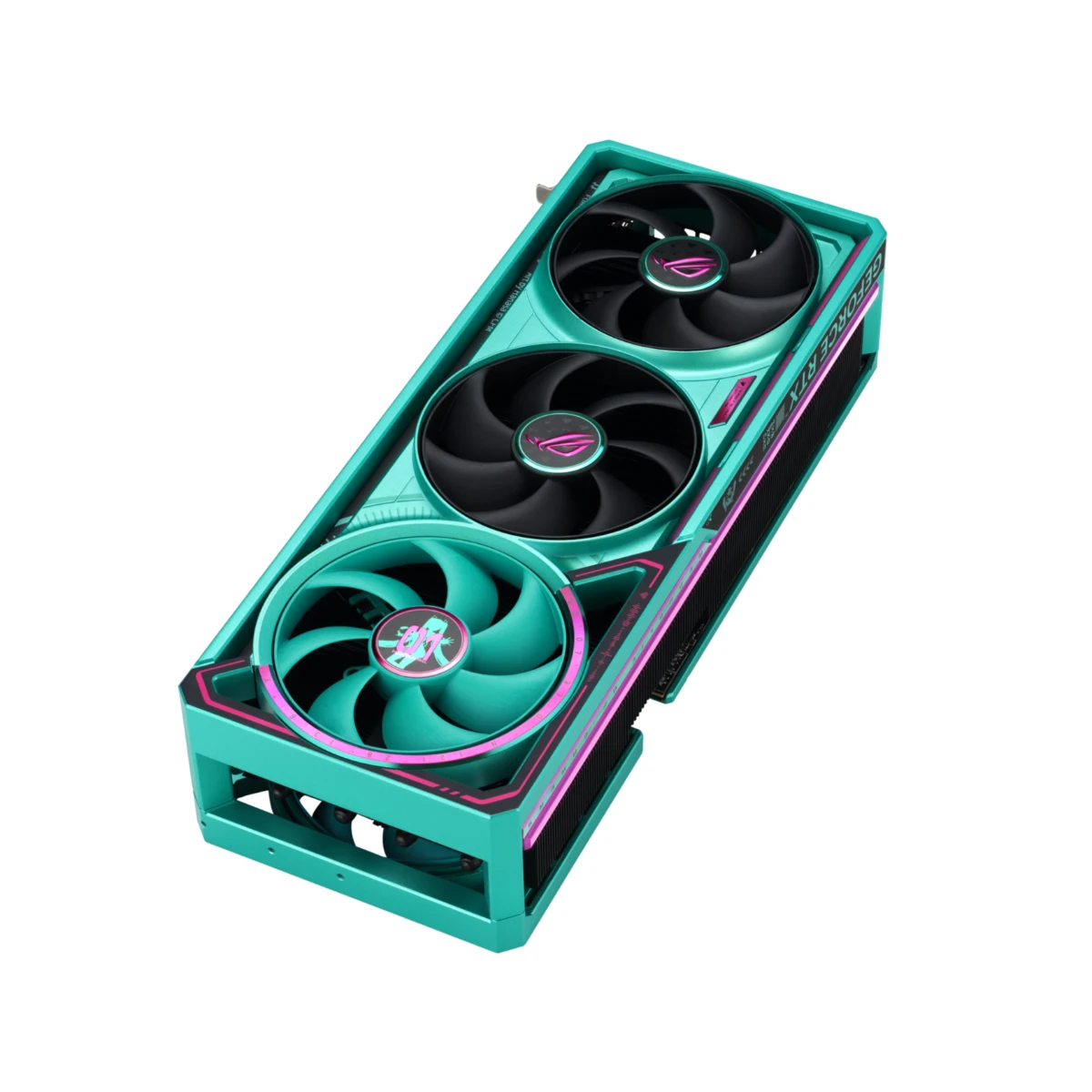 ASUS ROG Astral GeForce RTX 5080 OC HATSUNE Miku Edition Graphics Card, 16GB GDDR7, DLSS 4 - 90YV0LV9-M0NM00 view 3