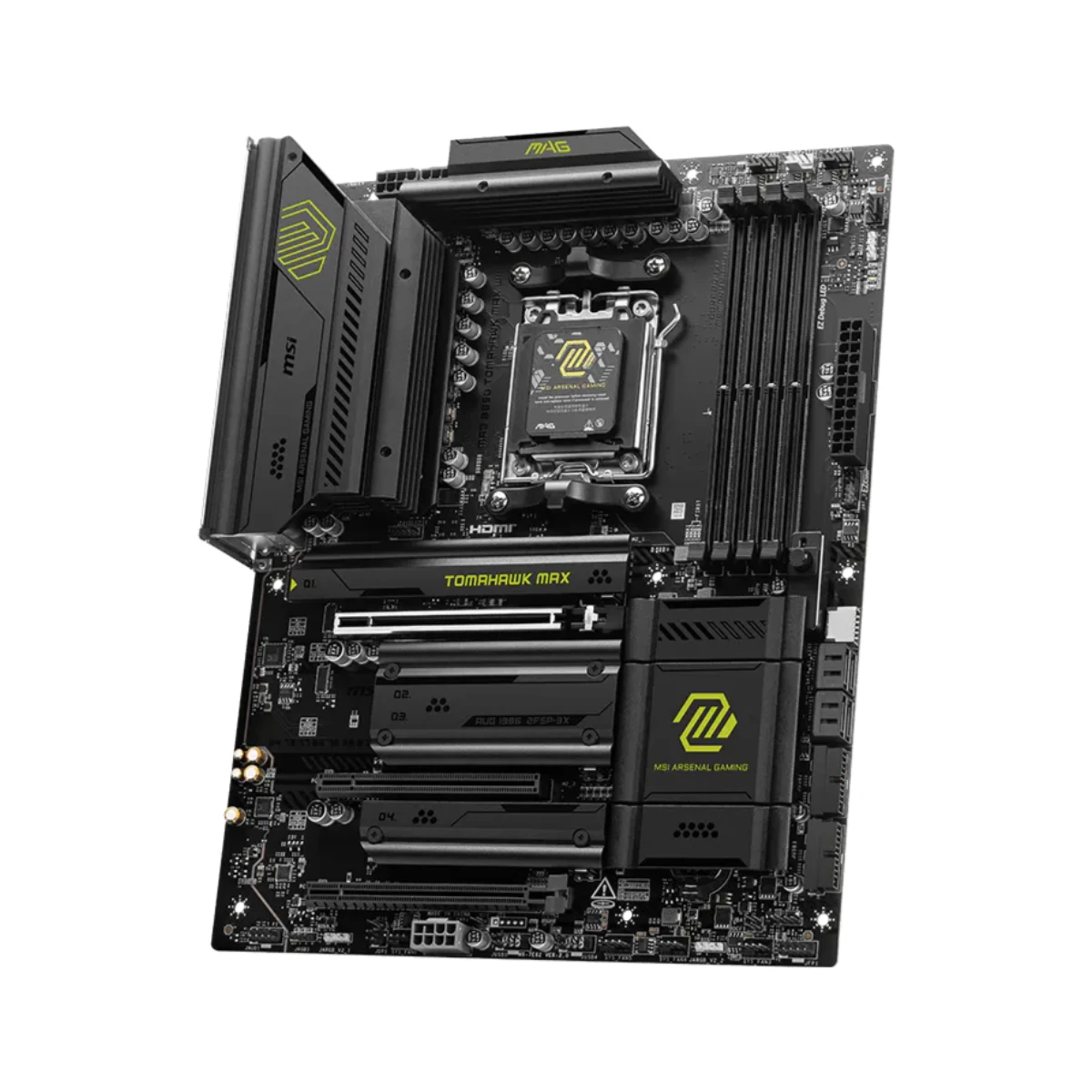 MSI MAG B850 TOMAHAWK MAX WiFi AMD AM5 ATX Motherboard | 911-7E62-002 view 3