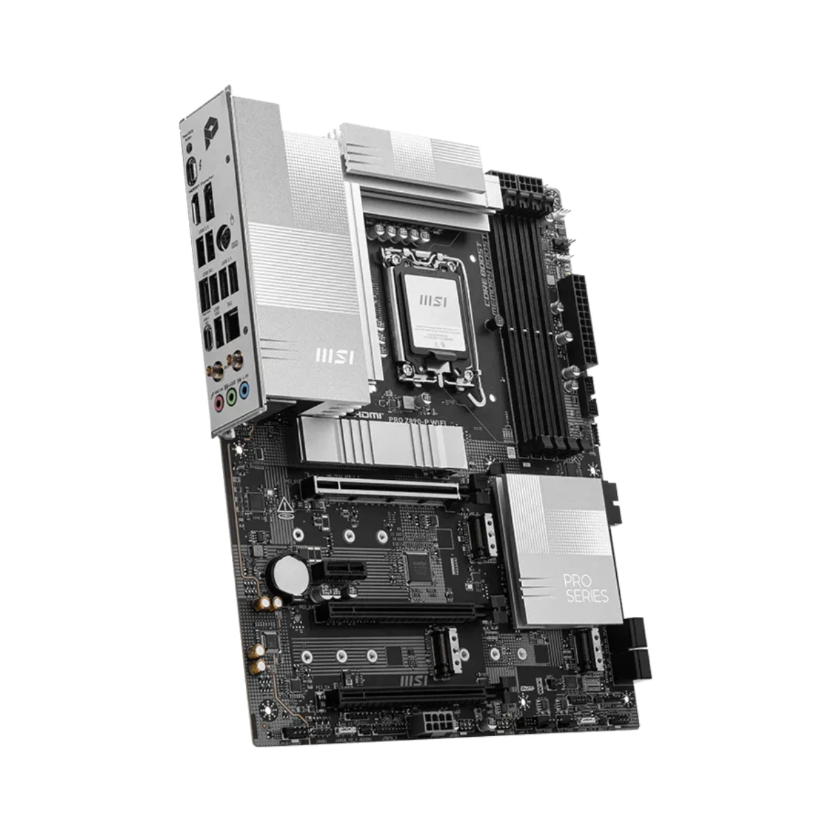 MSI PRO Z890-P WIFI LGA 1851 ATX Motherboard – White | 911-7E34-001 view 3