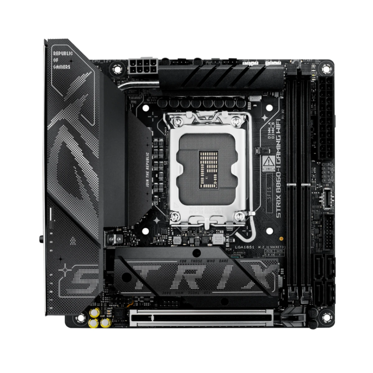 ASUS ROG STRIX B860-I GAMING WIFI LGA 1851 Mini-ITX Gaming Motherboard | 90MB1JB0-M0EAY0 view 2