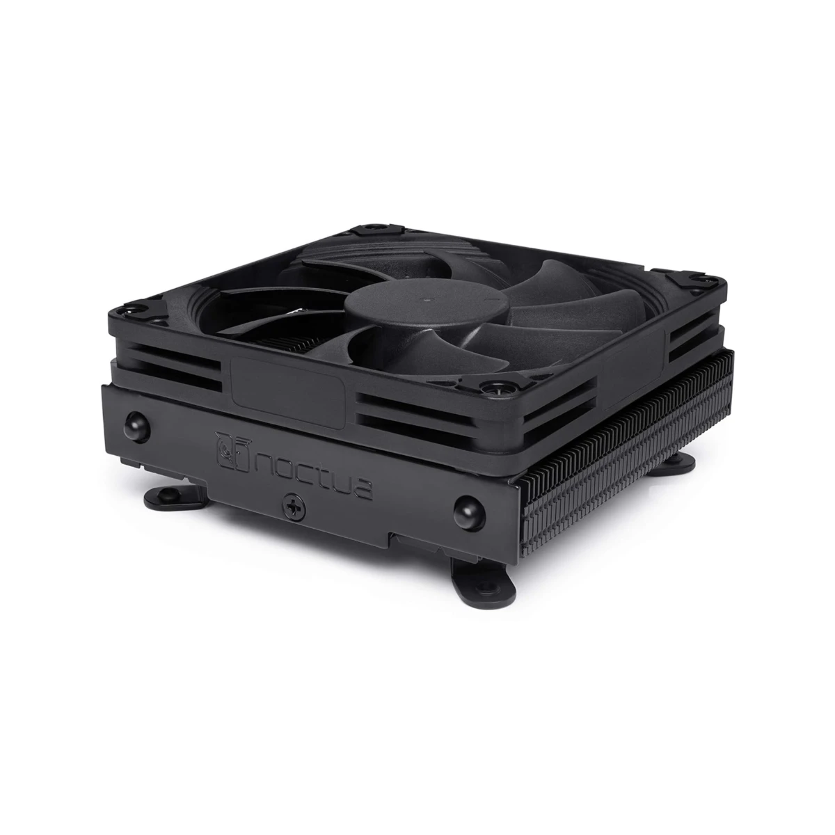 Noctua NH-L9i-17XX chromax.black Low Profile Air CPU Cooler - Black (NF-A9x14 92mm PWM Fan, SSO2 Bearing, 2500 RPM, Intel LGA1700 Support) - NH-L9I-17XX CH.BK