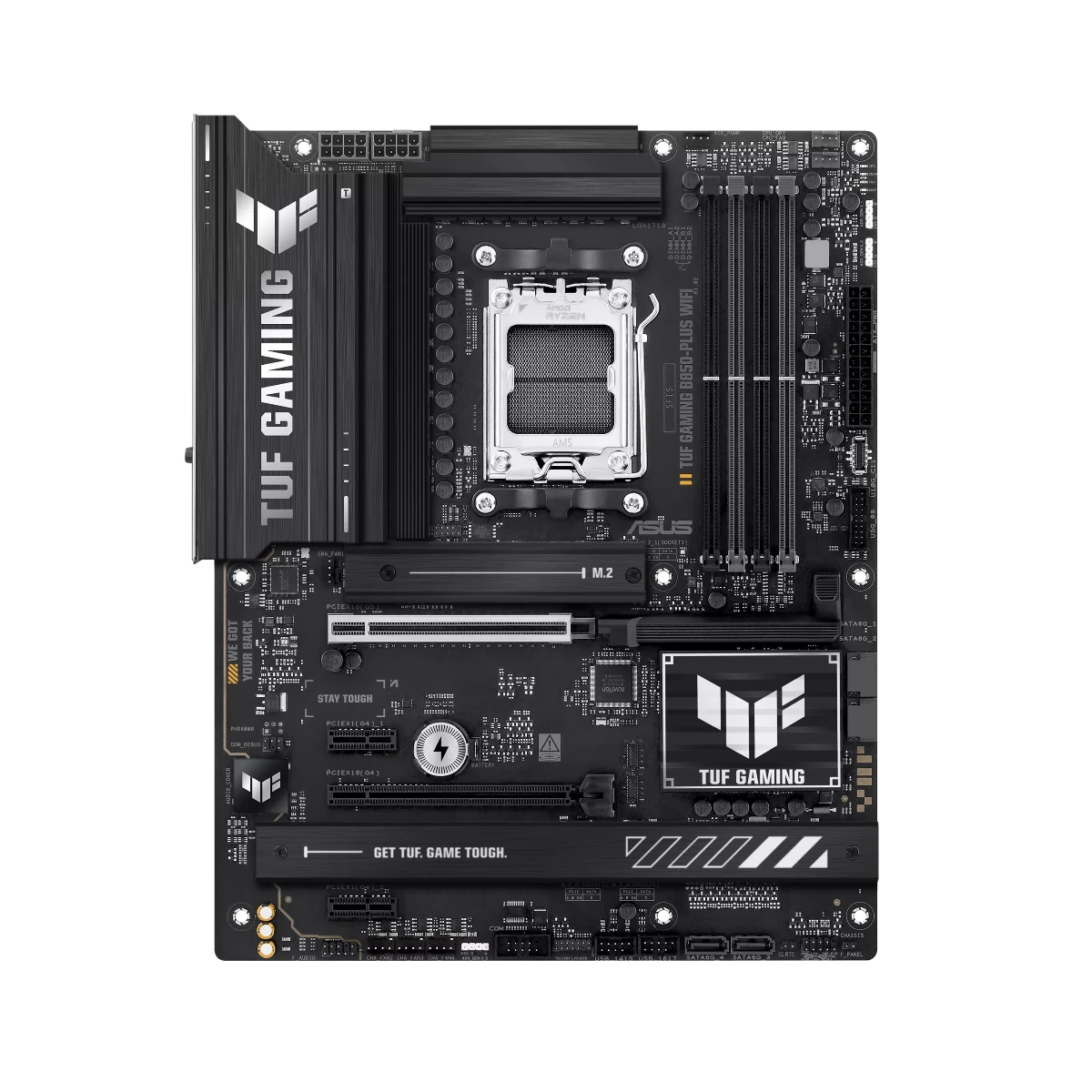 ASUS TUF GAMING B850-PLUS WIFI AM5 ATX Gaming Motherboard | 90MB1J30-M0EAY0 view 2