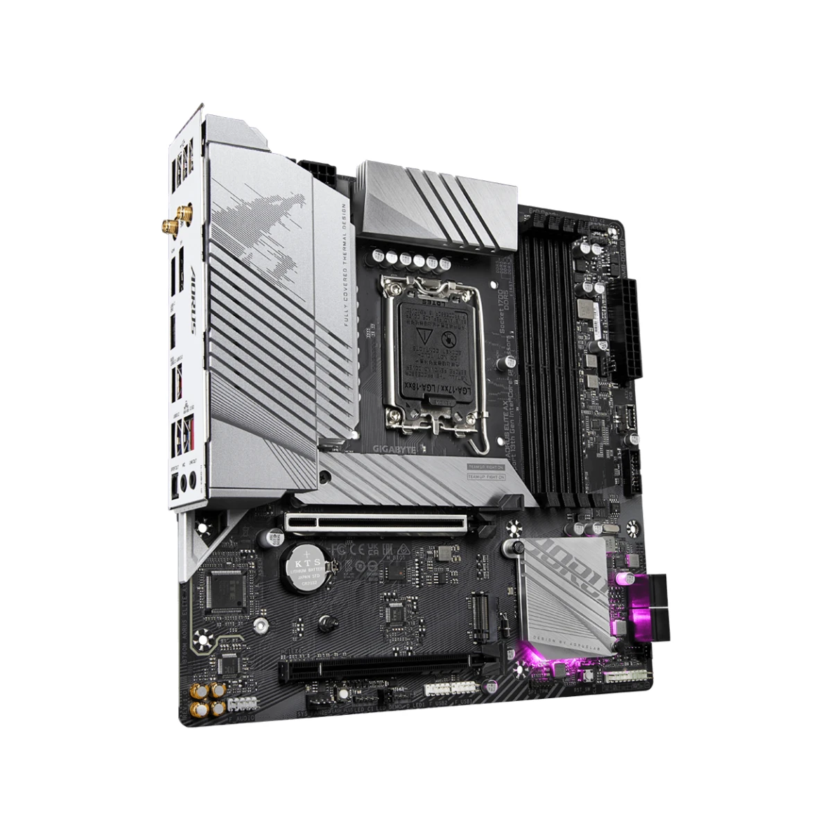 Gigabyte B760M AORUS Elite AX Micro-ATX Gaming Motherboard Intel LGA 1700 WiFi 6 | B760M-AORUS-ELITE-AX view 3