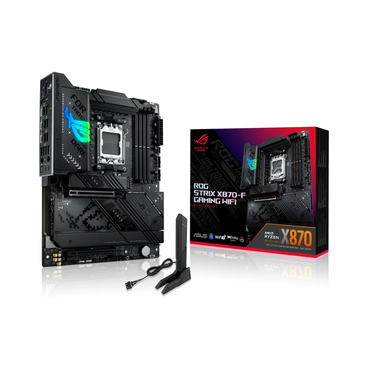 ASUS ROG STRIX X870-F GAMING WIFI DDR5 AMD AM5 ATX Motherboard | 90MB1IV0-M0EAY0