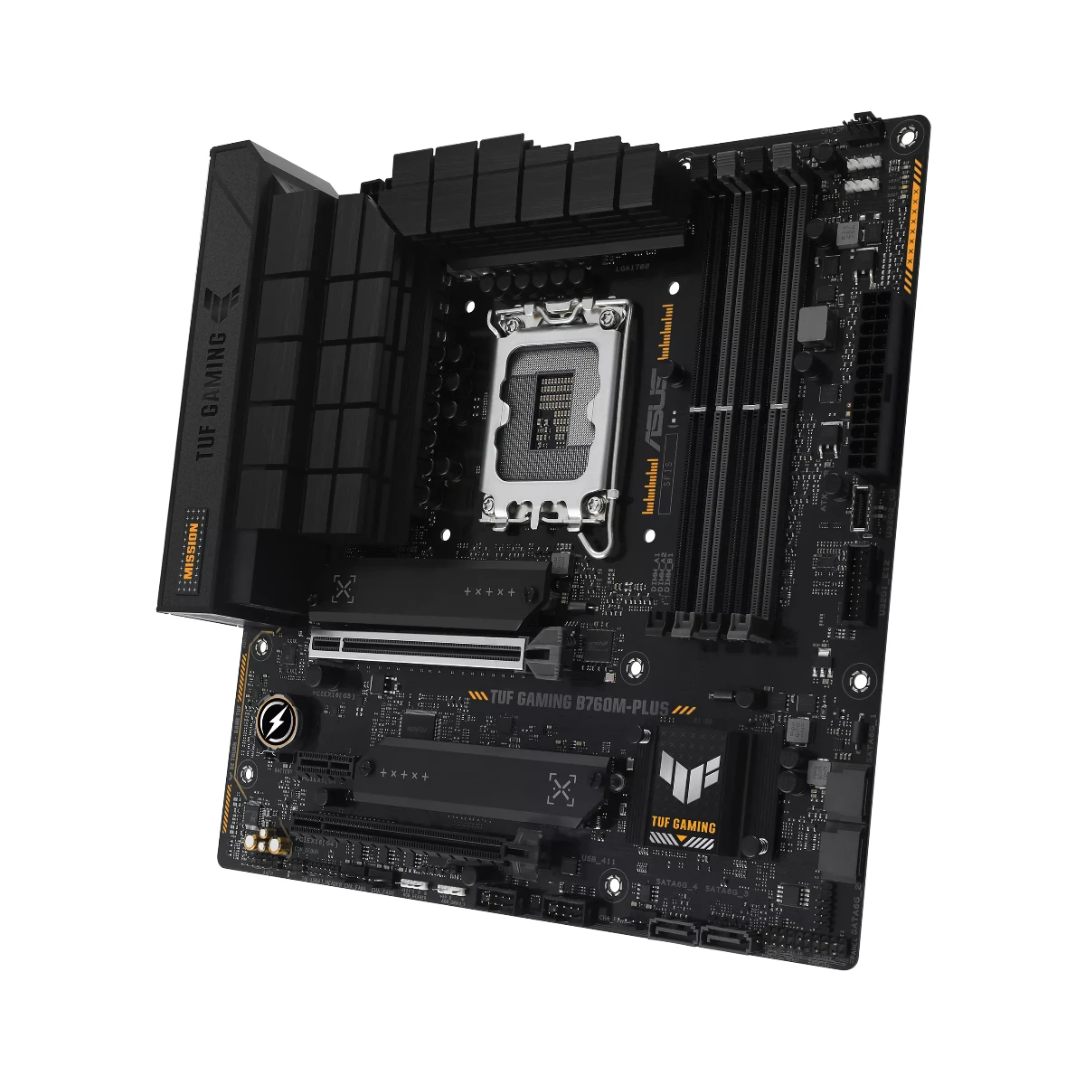 ASUS TUF Gaming B760M-Plus Micro-ATX Motherboard Intel LGA 1700 DDR5 - 90MBB1ES0-M0EAY0 view 3