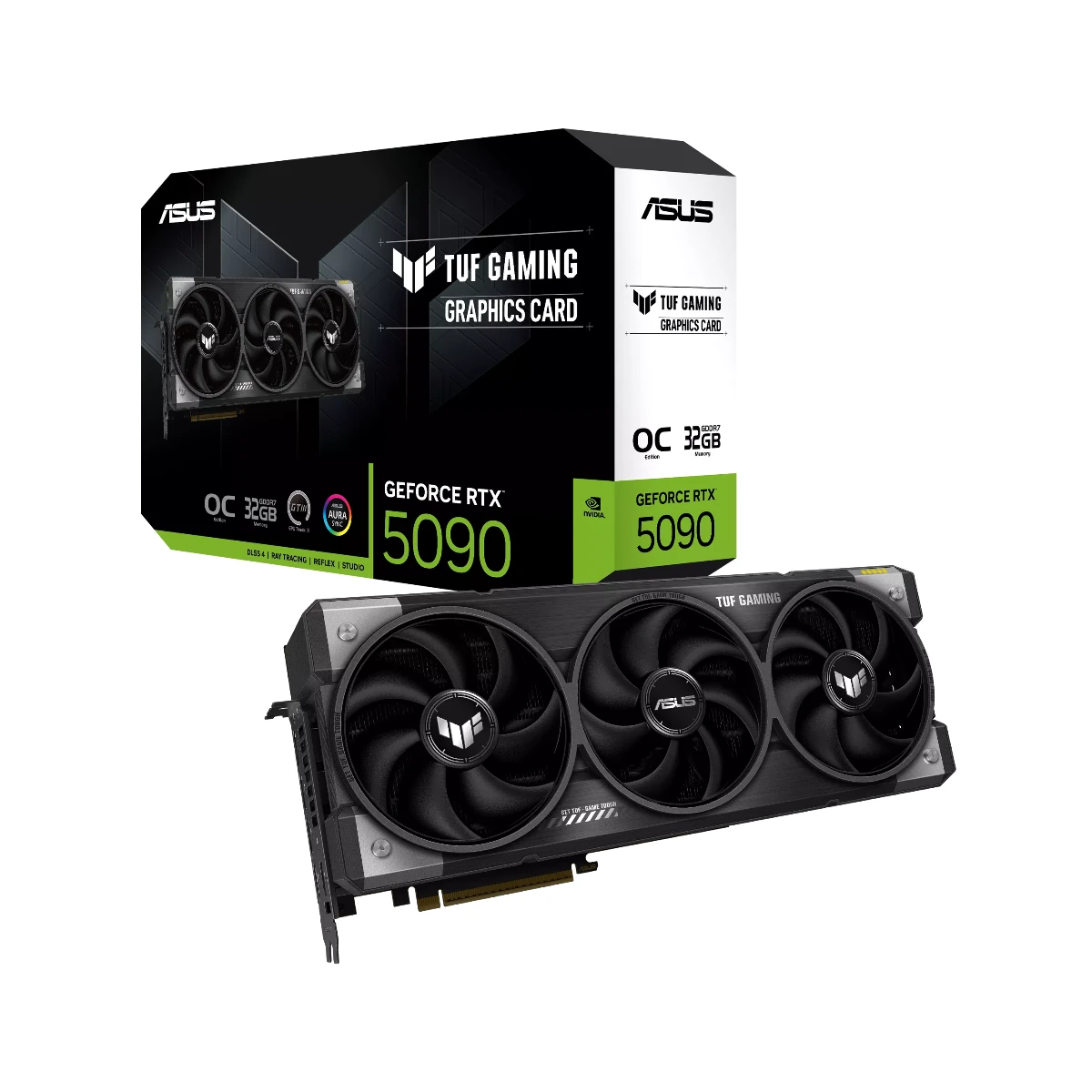 ASUS TUF Gaming GeForce RTX 5090 OC Edition Graphics Card, 32GB GDDR7, DLSS 4 - 90YV0LY0-M0NA00