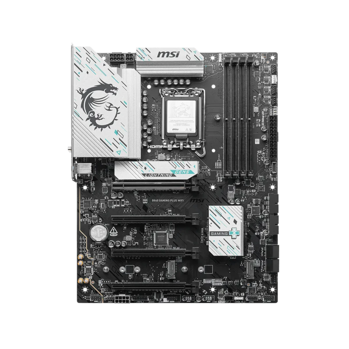 MSI B860 GAMING PLUS WIFI LGA 1851 ATX Gaming Motherboard | 911-7E41-003 view 2
