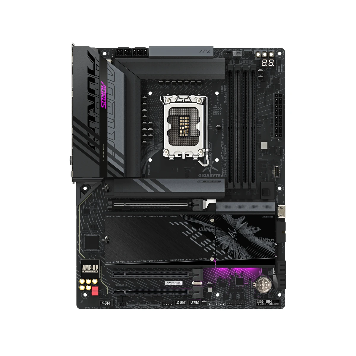 Gigabyte Z890 AORUS ELITE WIFI7 LGA 1851 ATX Gaming Motherboard – Black | Z890-A-ELITE-WIFI7 view 2