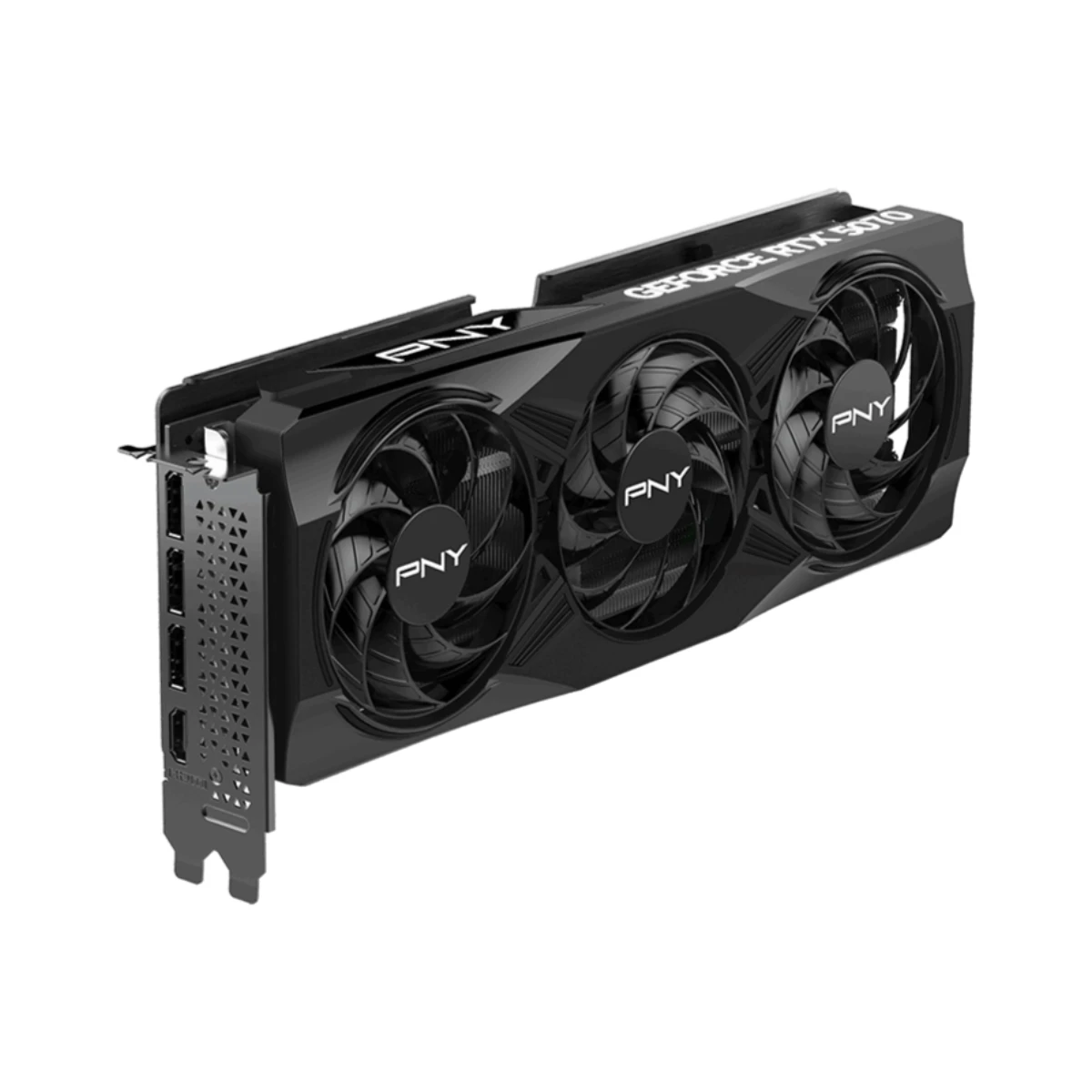 PNY GeForce RTX 5070 OC Triple Fan Graphics Card, 12GB GDDR7, DLSS 4 - VCG507012TFXPB1-O view 3