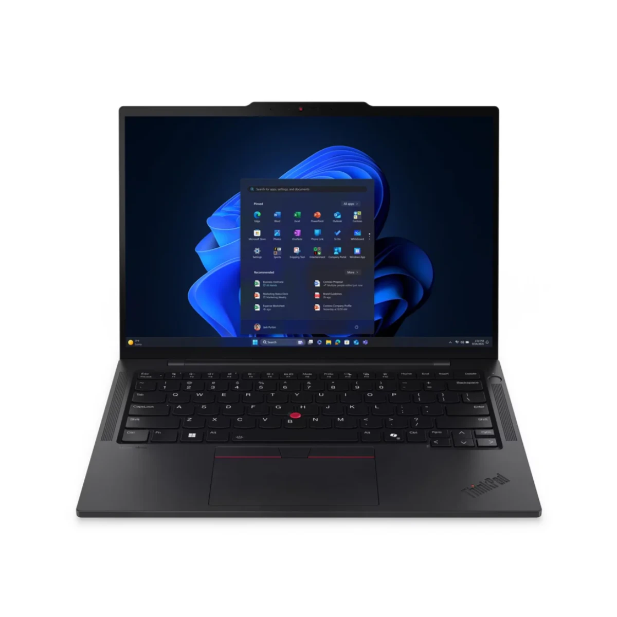 Lenovo ThinkPad T14s Gen 6 Laptop (Intel Graphics, Intel Core Ultra 7 255U, 16GB RAM, 1TB SSD, 14" WUXGA IPS, Windows 11 Pro, Black) - 21R1000TGR