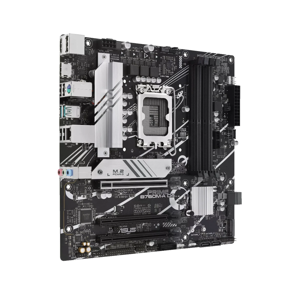 ASUS Prime B760M-A D4 Intel LGA 1700 Micro-ATX Motherboard - 90MB1D00-M0EA view 2