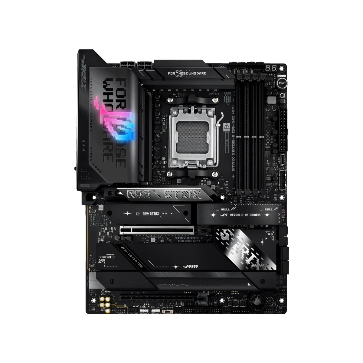 ASUS ROG STRIX X870E-E GAMING WIFI DDR5 AMD AM5 ATX Motherboard | 90MB1IB0-M0EAY0 view 2