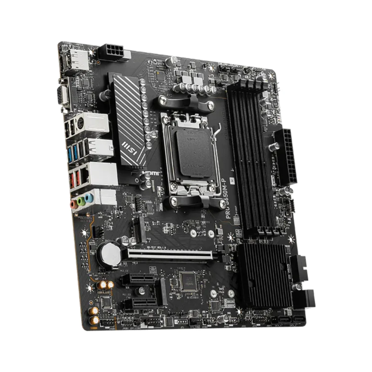 MSI PRO B650M-P DDR5 AM5 Micro-ATX Motherboard – Black | 911-7E27-006 view 3