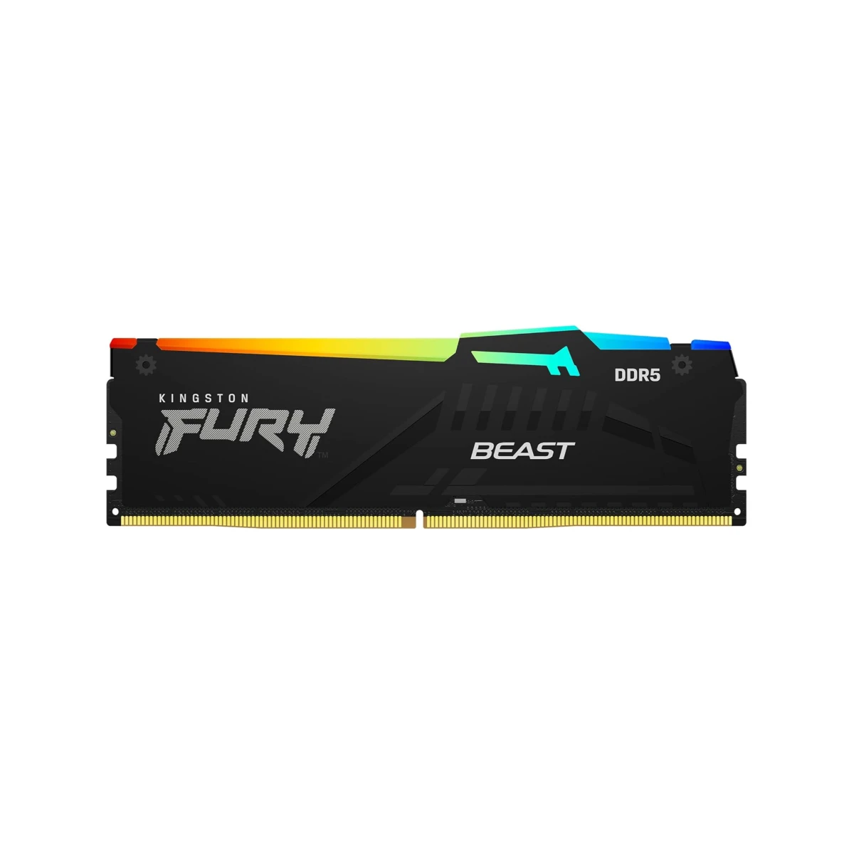 Kingston FURY Beast RGB EXPO 64GB (2x32GB) DDR5 6000MT/s CL36 Desktop Memory Kit – Black – KF560C36BBE2AK2-64