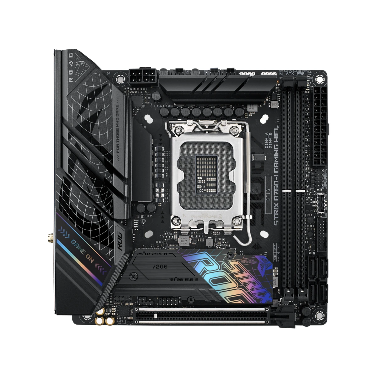 ASUS ROG Strix B760-I Gaming WiFi Intel LGA1700 DDR5 Mini-ITX Motherboard | 90MB1D90-M0EAY0
