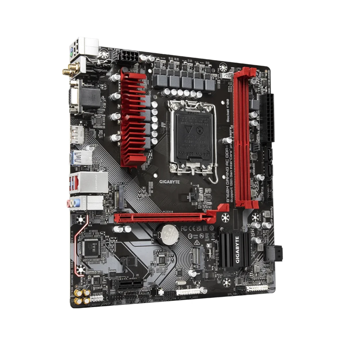 GIGABYTE B760M GAMING AC DDR4 Micro-ATX Motherboard – Intel LGA1700 | B760M-GAMING-AC-DDR4 view 3