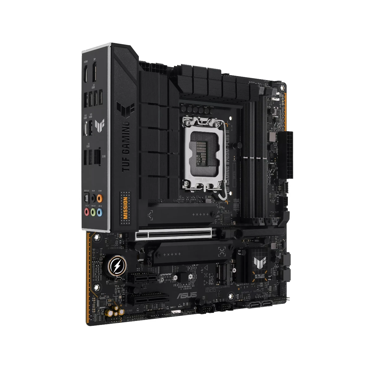 ASUS TUF GAMING B760M-PLUS II DDR5 LGA 1700 Micro-ATX Motherboard - 90MB1HD0-M0EAY0 view 2