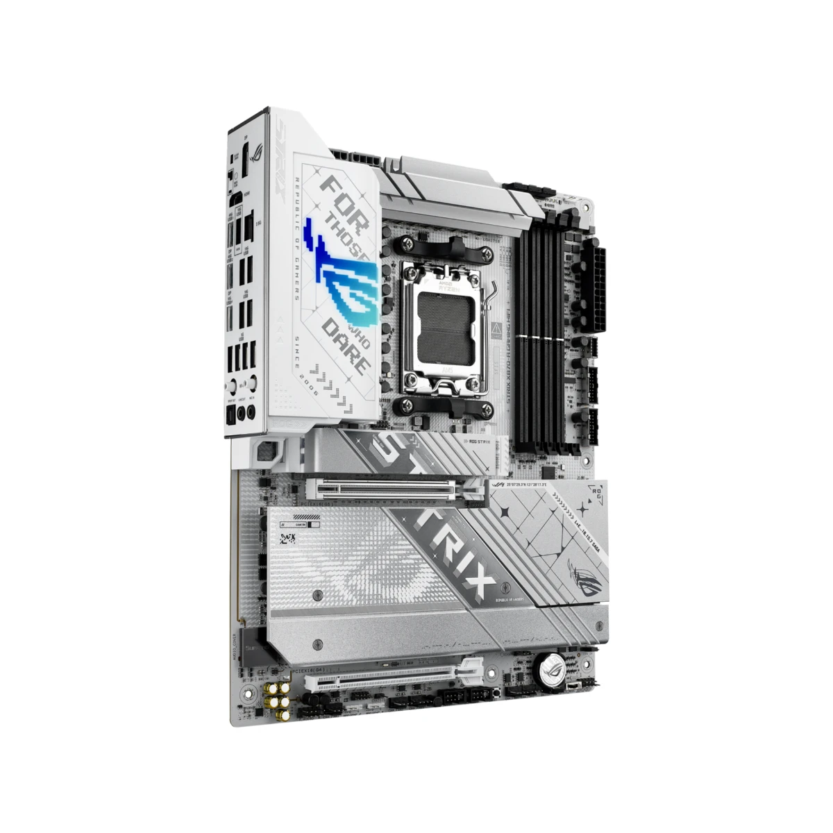 ASUS ROG STRIX X870-A GAMING WIFI DDR5 AM5 ATX Motherboard – White | 90MB1IF0-M0EAY0 view 3