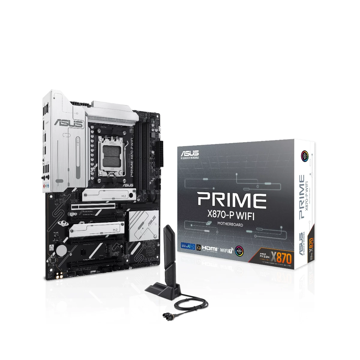 ASUS PRIME X870-P WIFI DDR5 AM5 ATX Motherboard - 90MB1IS0-M0EAY0
