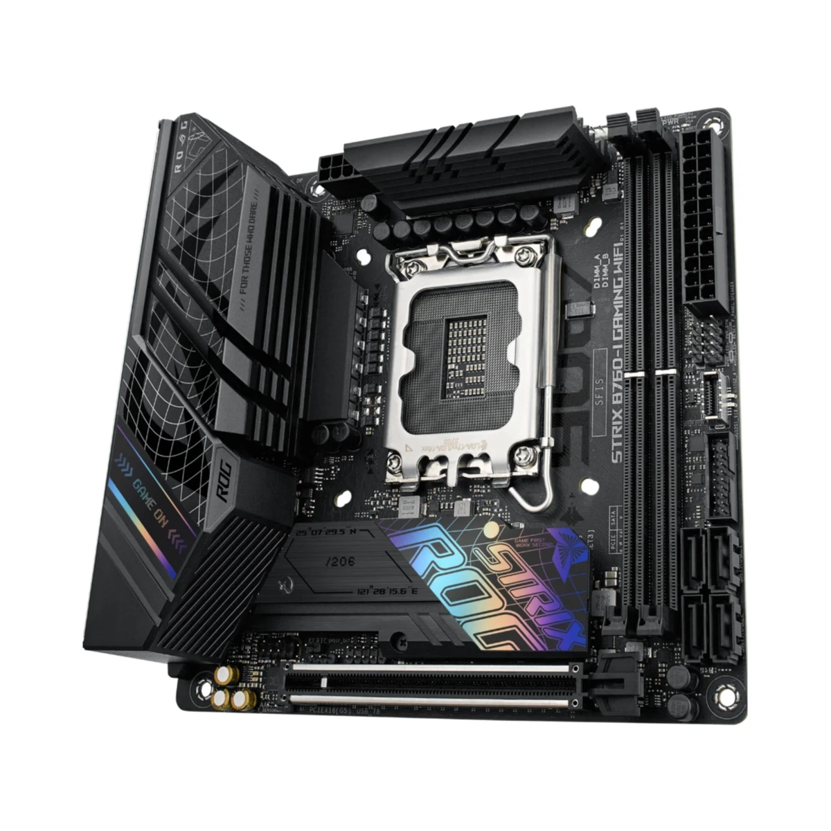 ASUS ROG Strix B760-I Gaming WiFi Intel LGA1700 DDR5 Mini-ITX Motherboard | 90MB1D90-M0EAY0 view 3