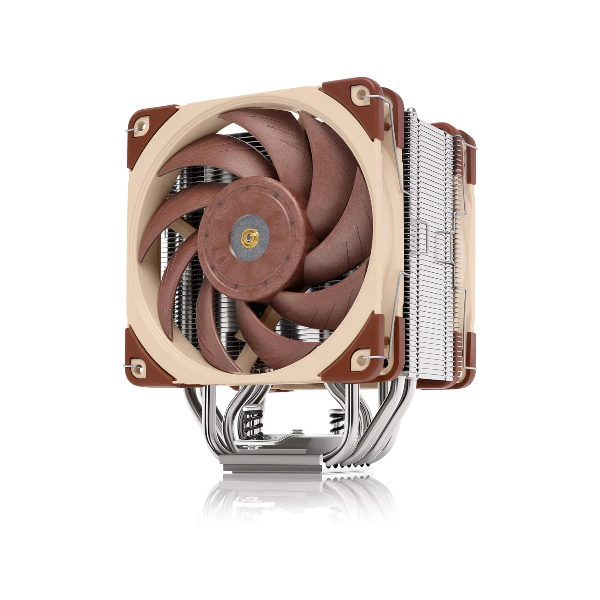 Noctua NH-U12A Premium Air CPU Cooler - Brown (Dual NF-A12x25 120mm PWM Fans, SSO2 Bearing, 2000 RPM) - NH-U12A
