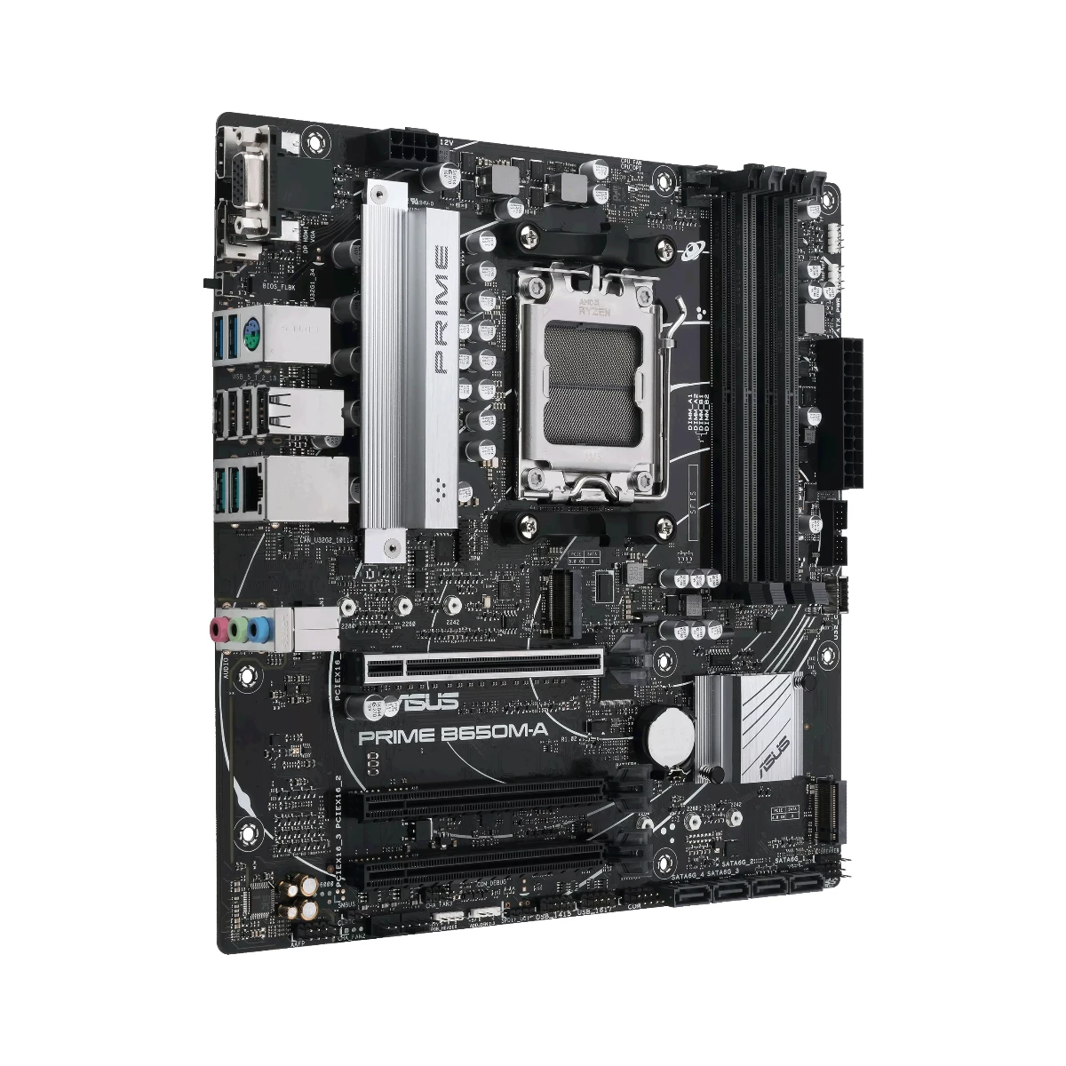 ASUS Prime B650M-A AM5 AMD Micro-ATX Motherboard DDR5 - 90MB1C10-M0EAY0 view 3
