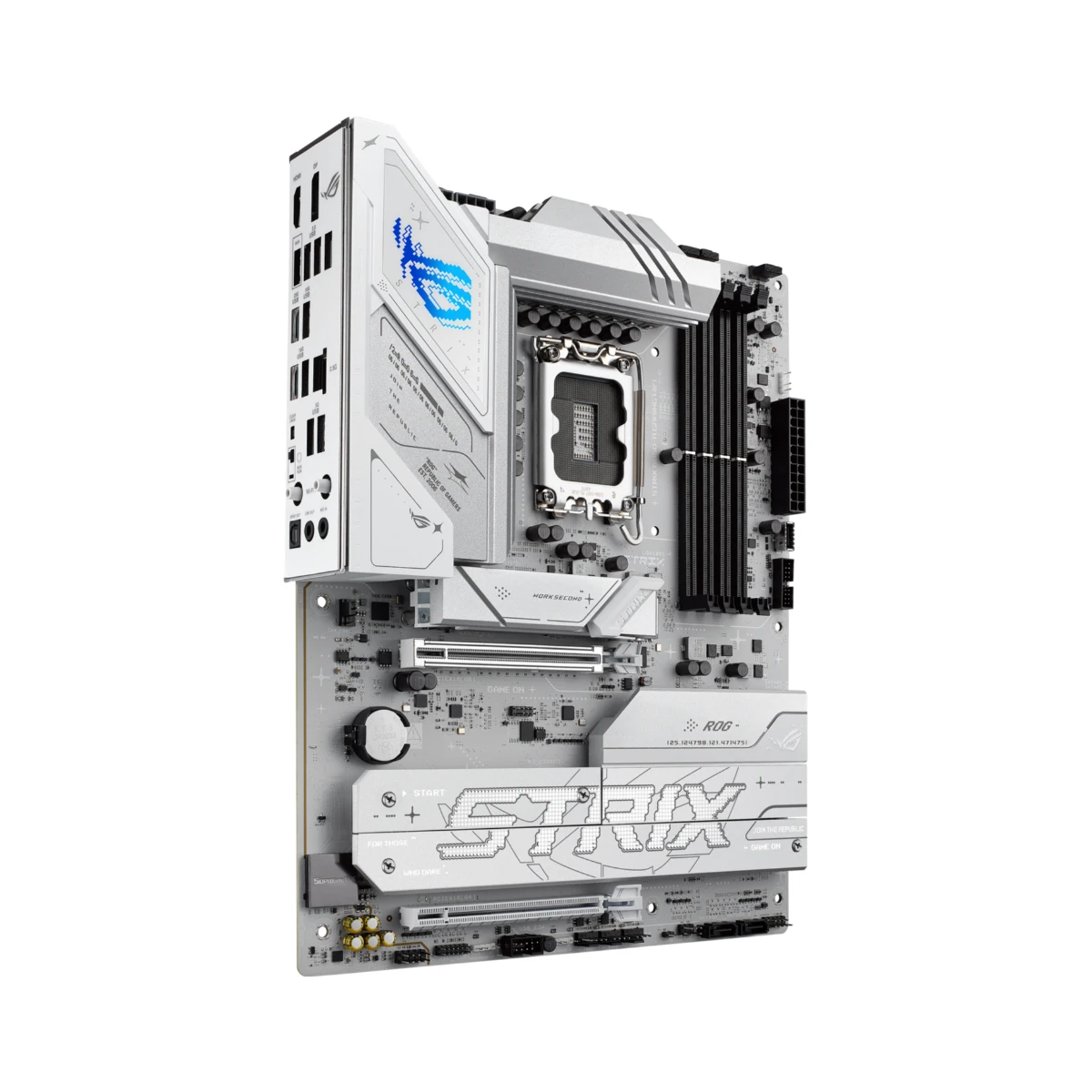 ASUS ROG STRIX B860-A GAMING WIFI LGA 1851 ATX Motherboard – White | 90MB1JI0-M0EAY0 view 3