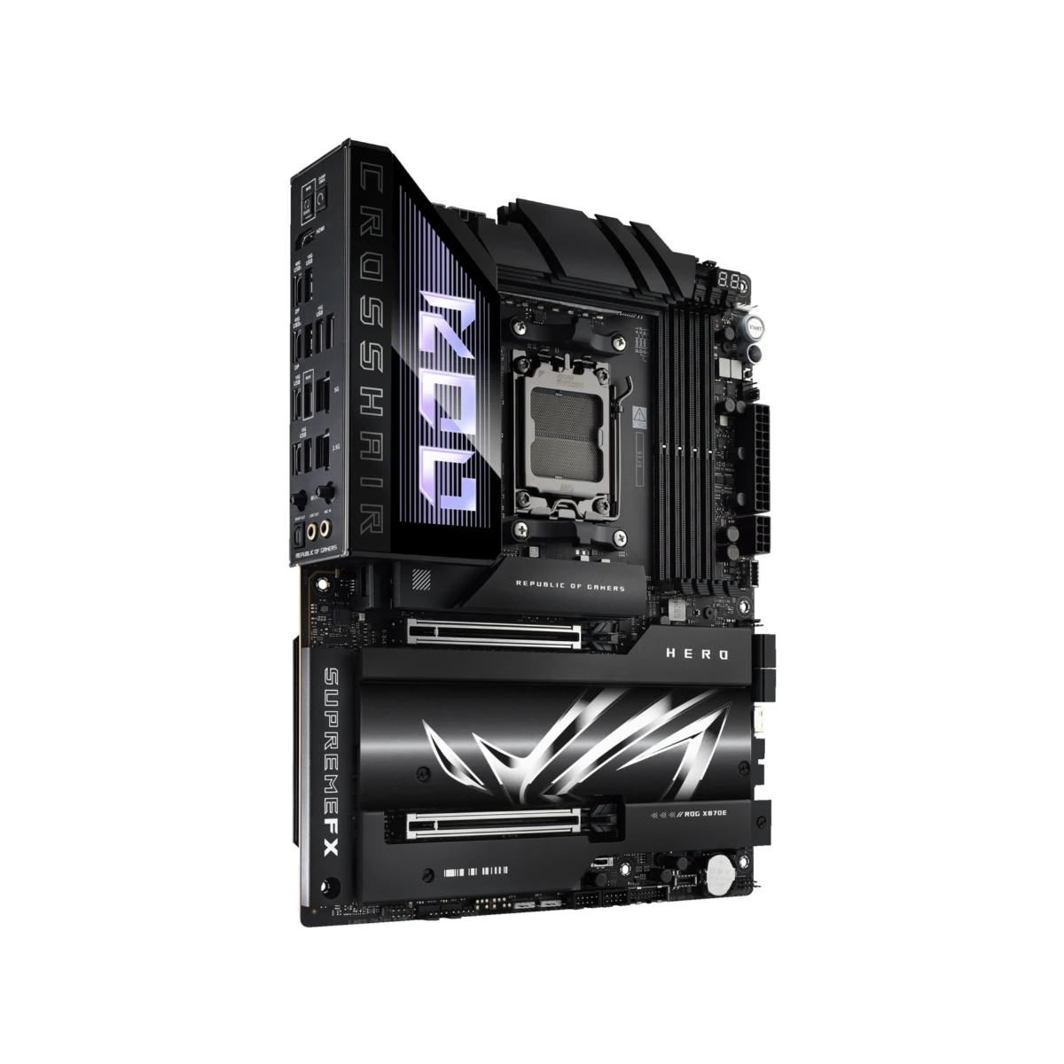 ASUS ROG CROSSHAIR X870E HERO DDR5 AMD AM5 ATX Motherboard | 90MB1IE0-M0EAY0 view 3