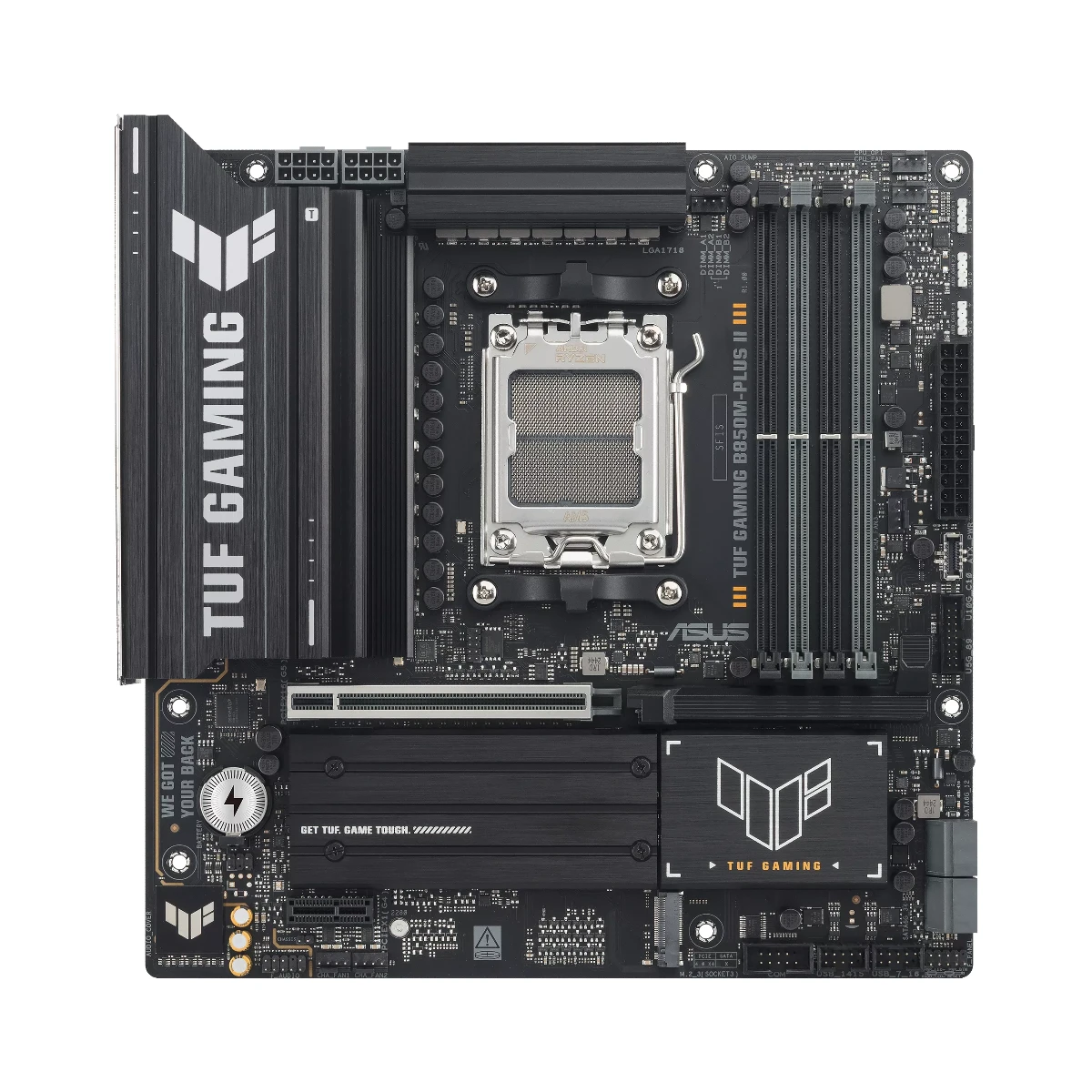 ASUS TUF GAMING B850M-PLUS II AM5 Micro-ATX Motherboard | 90MB1MT0-M0EAY0 view 2