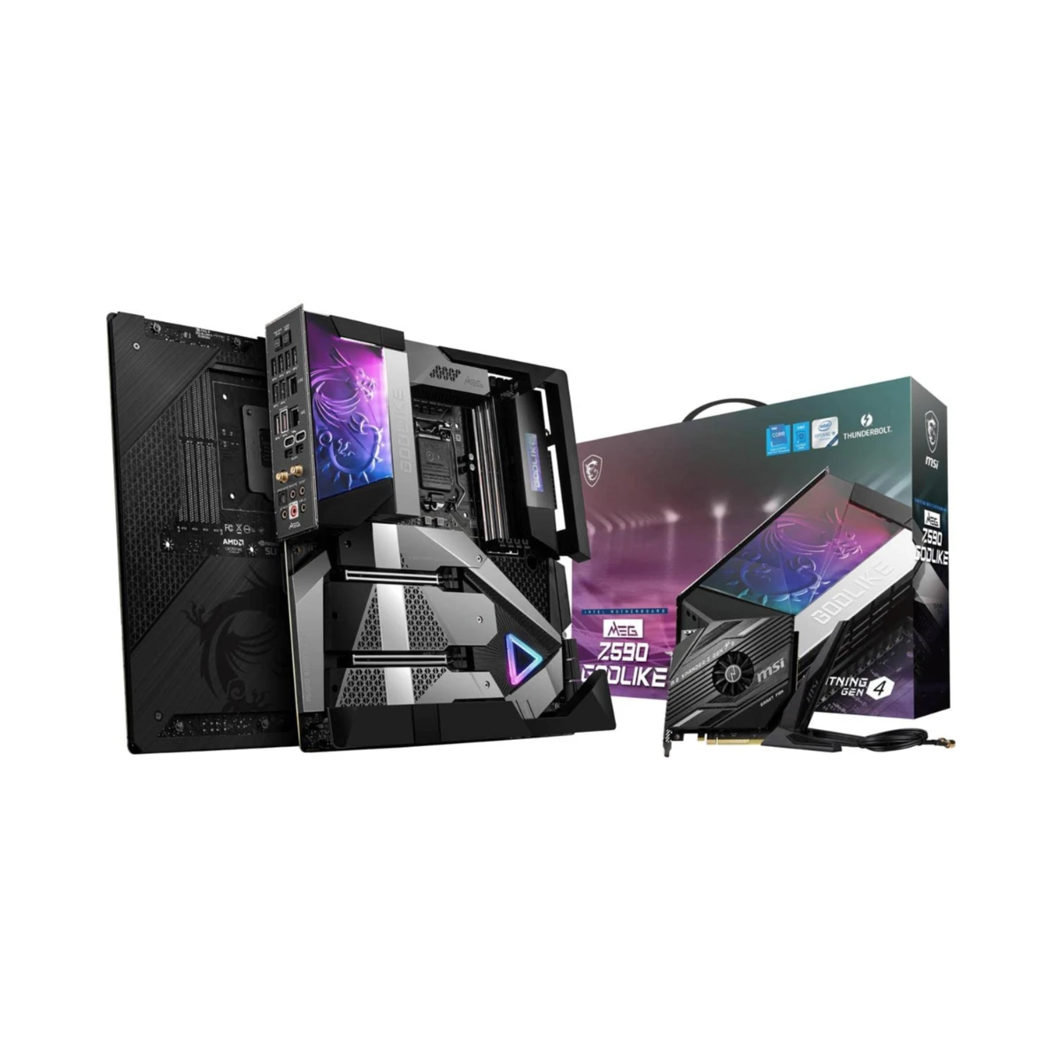 MSI MEG Z590 GODLIKE Intel LGA 1200 E-ATX Motherboard - 911-7D03-002