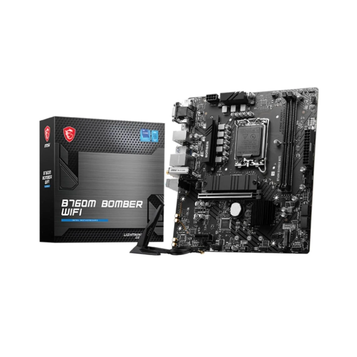 MSI B760M BOMBER WIFI DDR5 Micro-ATX Motherboard | 911-7D90-061