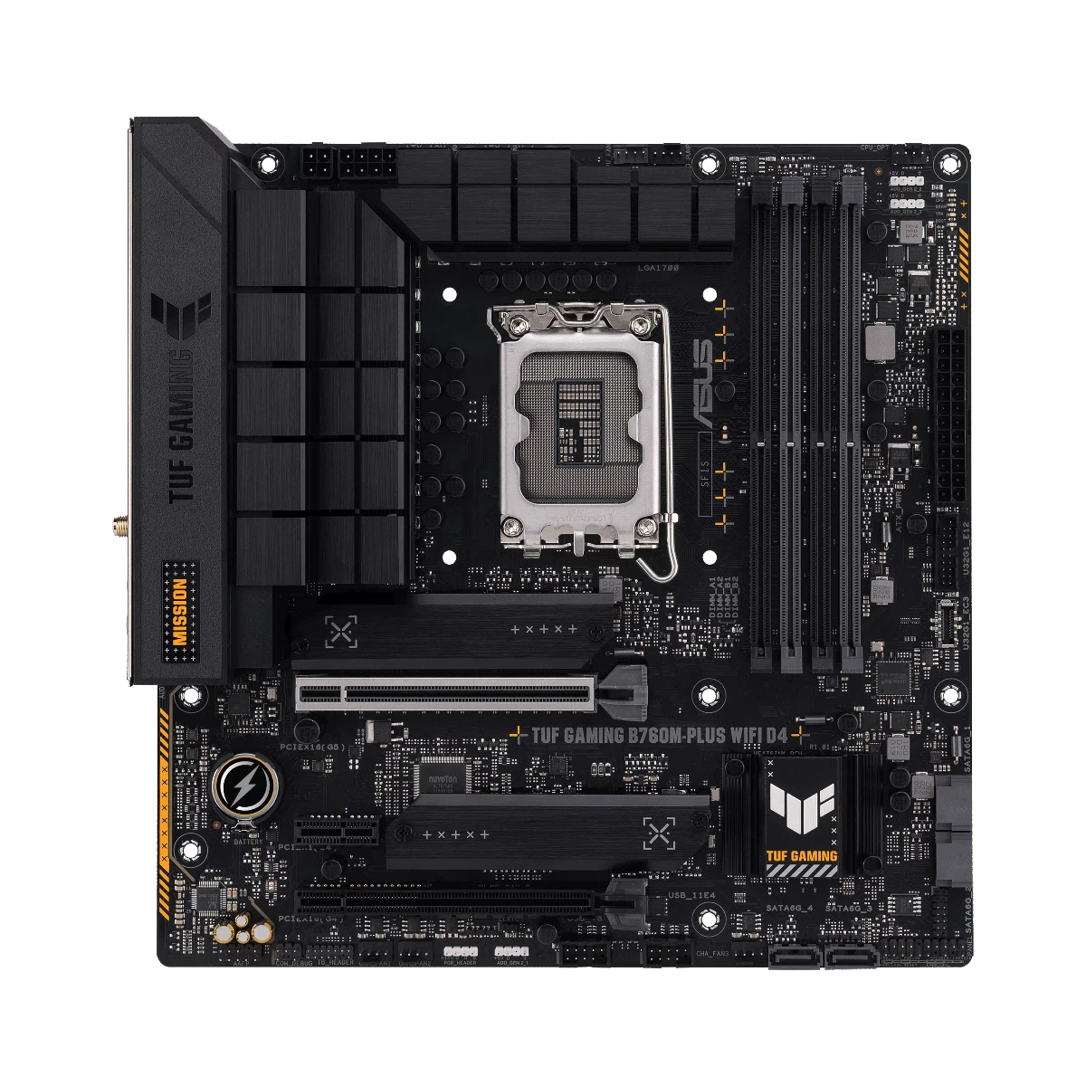 ASUS TUF GAMING B760M-PLUS WiFi D4 Micro-ATX Motherboard Intel LGA 1700 - 90MB1DG0-M0EAY0