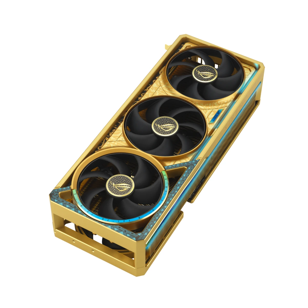 ASUS ROG Astral GeForce RTX 5080 Dhahab CORE OC Edition Graphics Card, 16GB GDDR7, DLSS 4 - 90YV0LV6-M0NM00 view 3