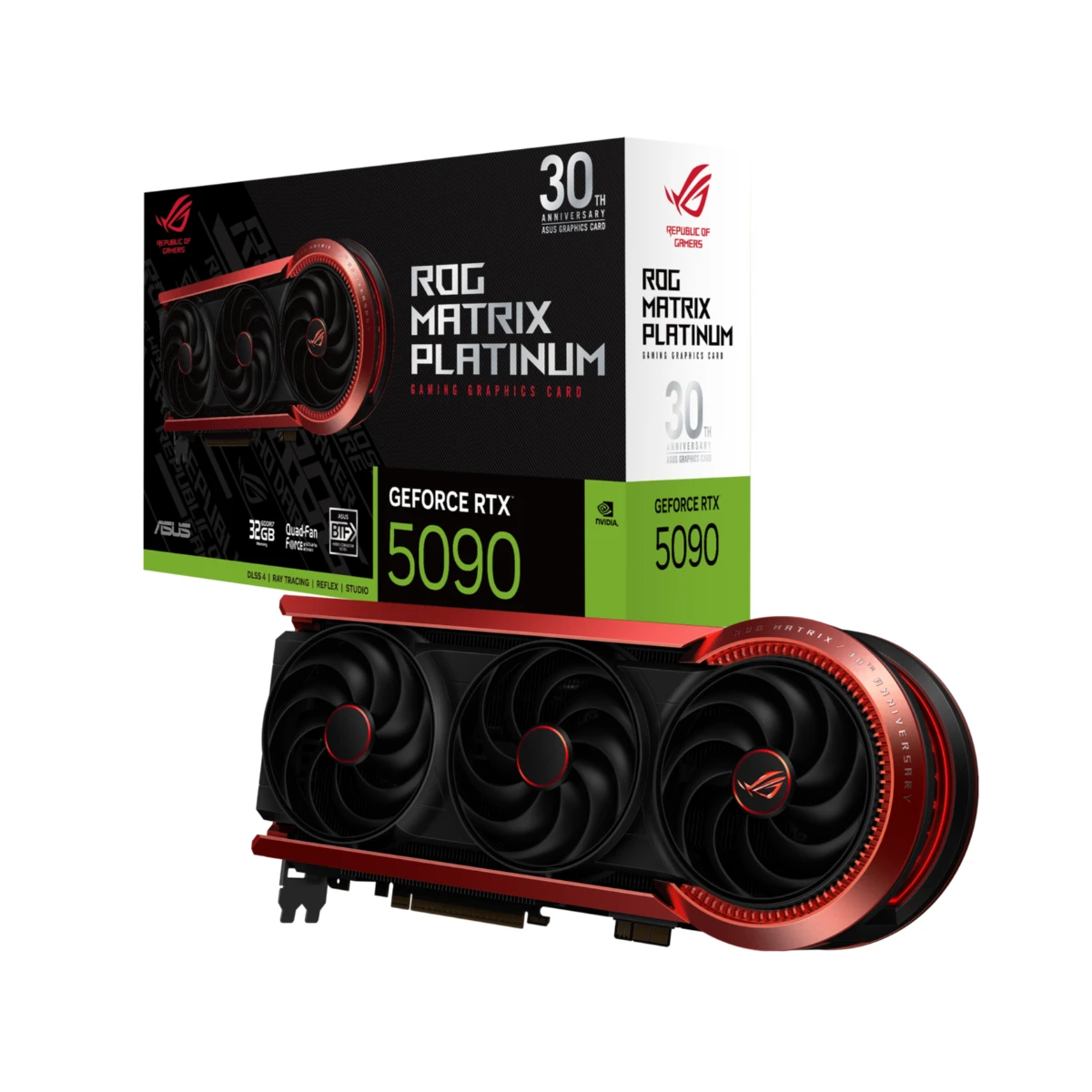 ASUS ROG Matrix Platinum GeForce RTX 5090 Graphics Card, 32GB GDDR7, DLSS 4 - 90YV0NF2-M0NM00