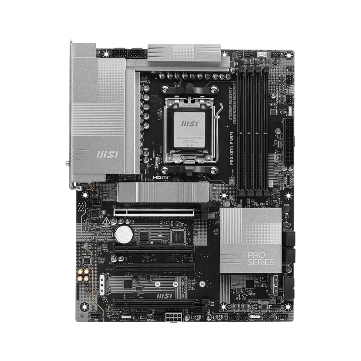MSI PRO X870-P WIFI AMD AM5 ATX Motherboard | 911-7E47-001 view 2