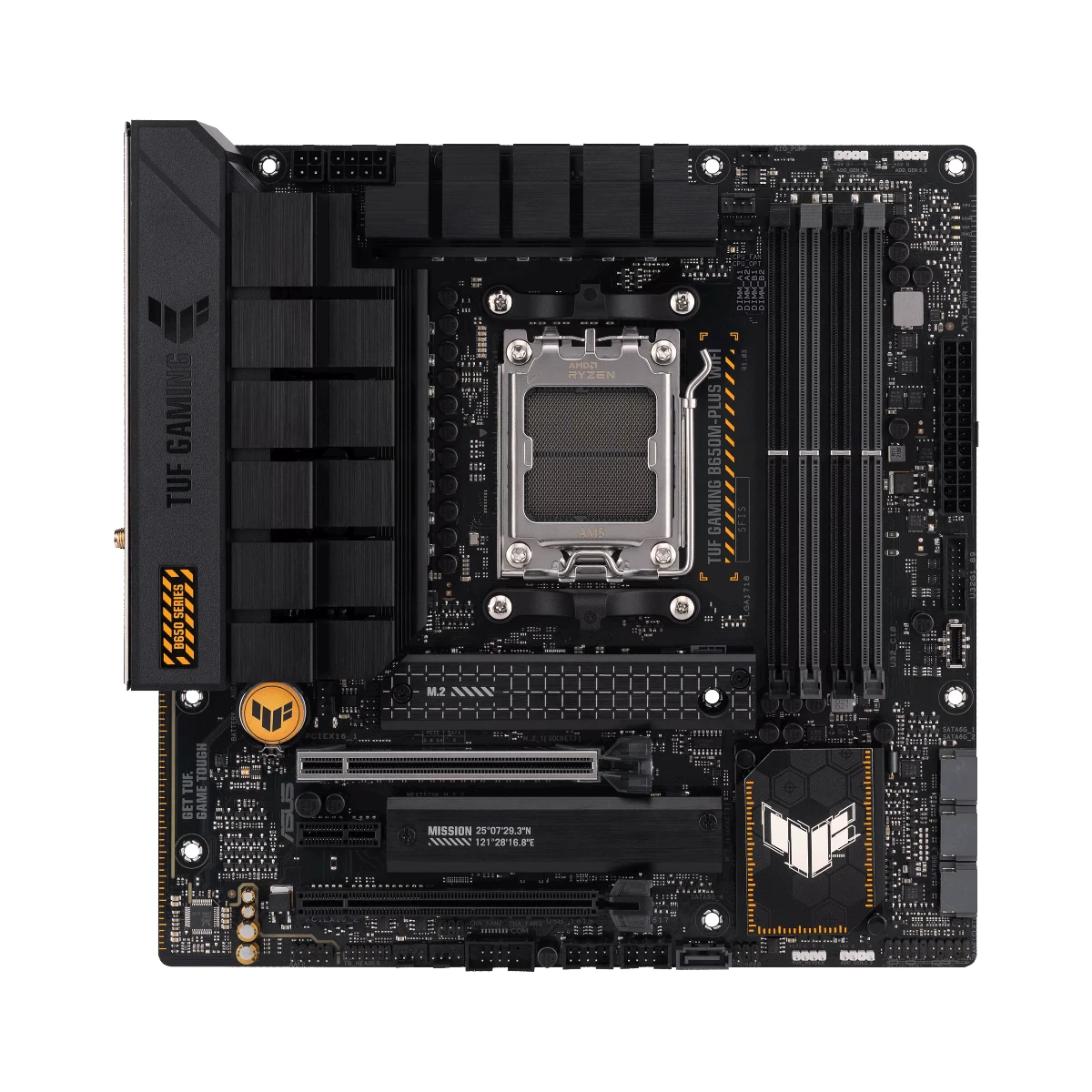 ASUS TUF Gaming B650M-Plus WiFi AMD AM5 DDR5 mATX Motherboard | 90MB1BF0-M0EAY0 view 2