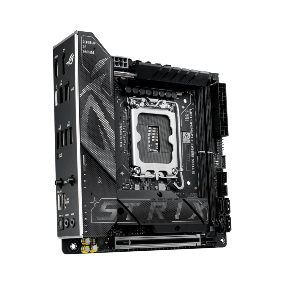 ASUS ROG STRIX B860-I GAMING WIFI LGA 1851 Mini-ITX Gaming Motherboard | 90MB1JB0-M0EAY0 view 3