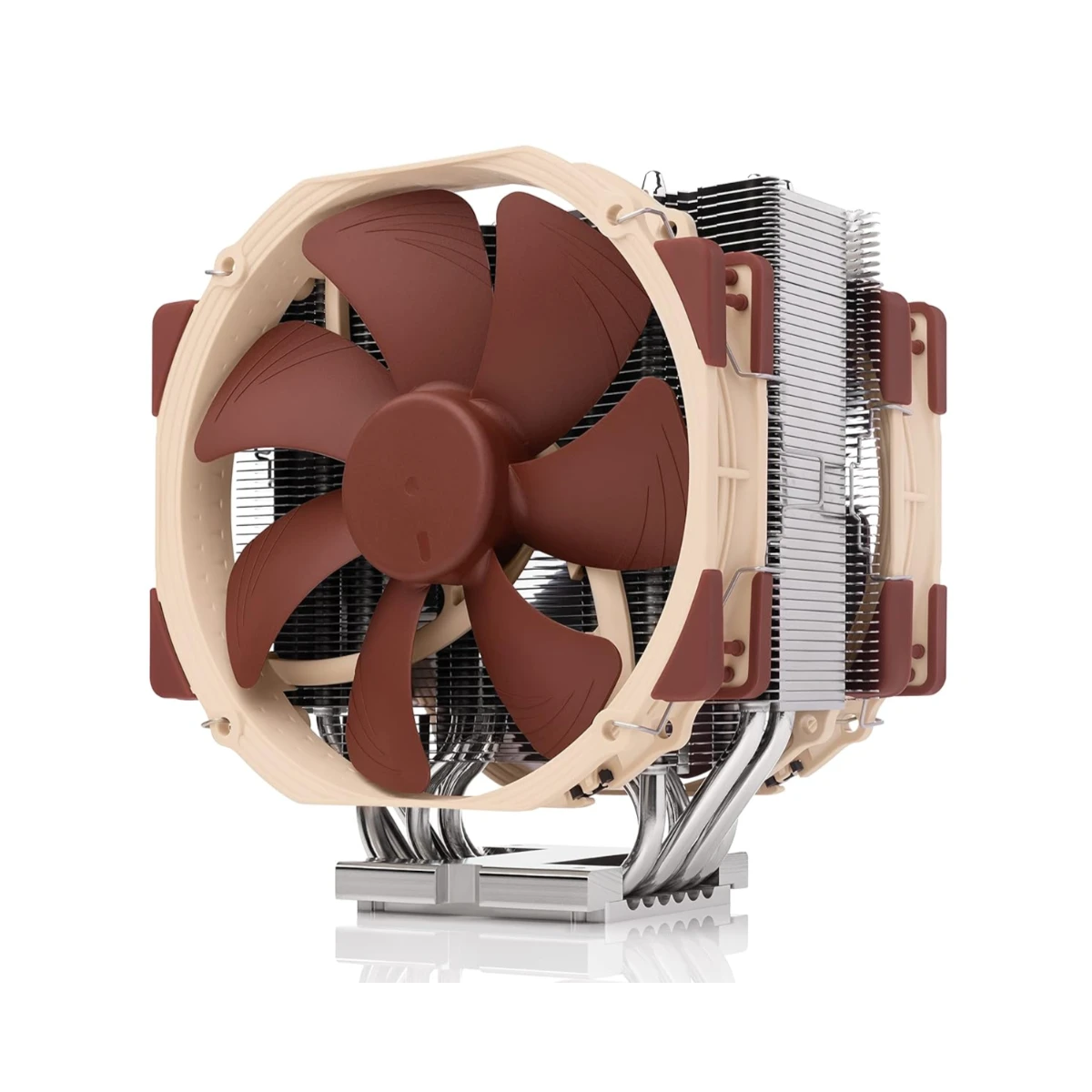Noctua NH-U14S DX-4677 Premium Air CPU Cooler - Brown (NF-A15 140mm PWM Fan, SSO2 Bearing, 1500 RPM, Intel LGA4677/Xeon Support) - NH-U14S DX-4677