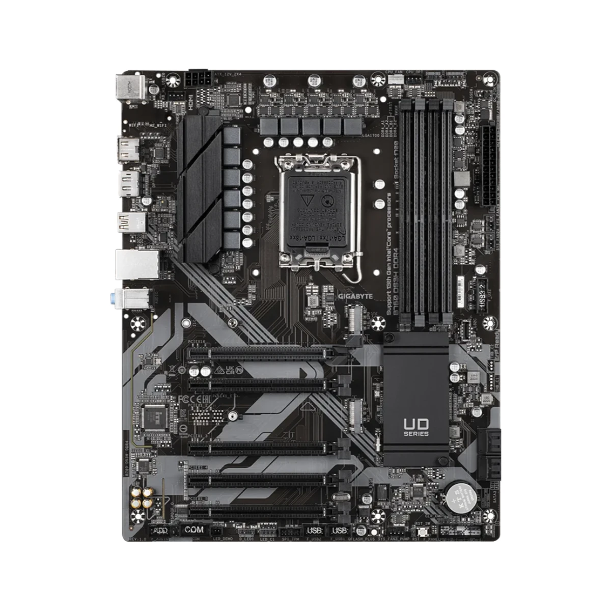 Gigabyte B760-DS3H-DDR4 ATX Motherboard – Intel LGA 1700, DDR4, PCIe 4.0 Support | B760-DS3H-DDR4 view 2