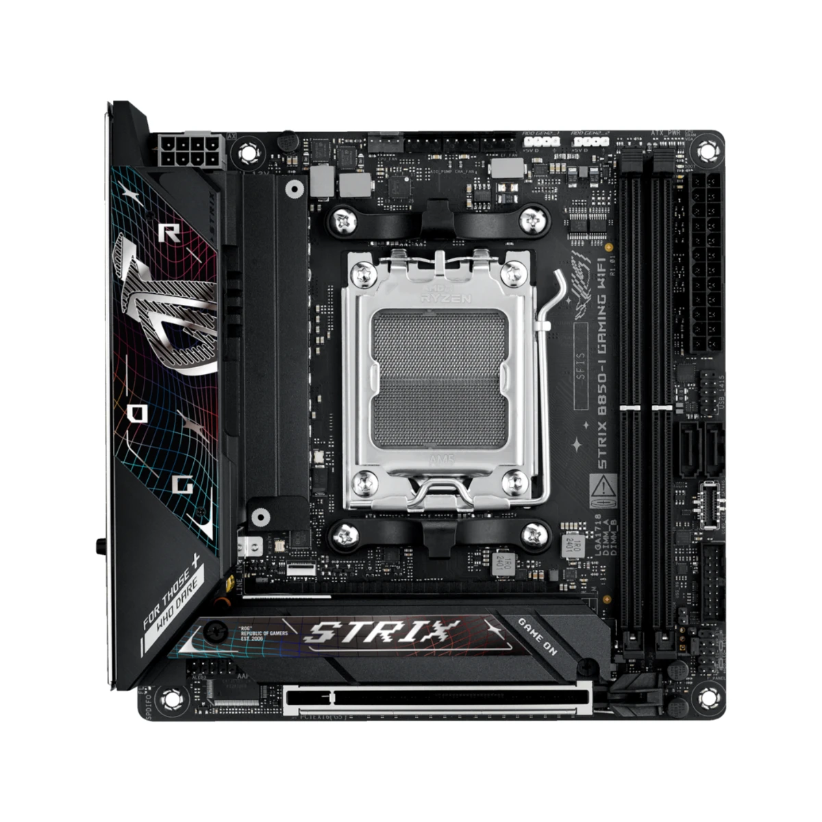 ASUS ROG STRIX B850-I GAMING WIFI AM5 Mini-ITX Gaming Motherboard | 90MB1K30-M0EAY0 view 2