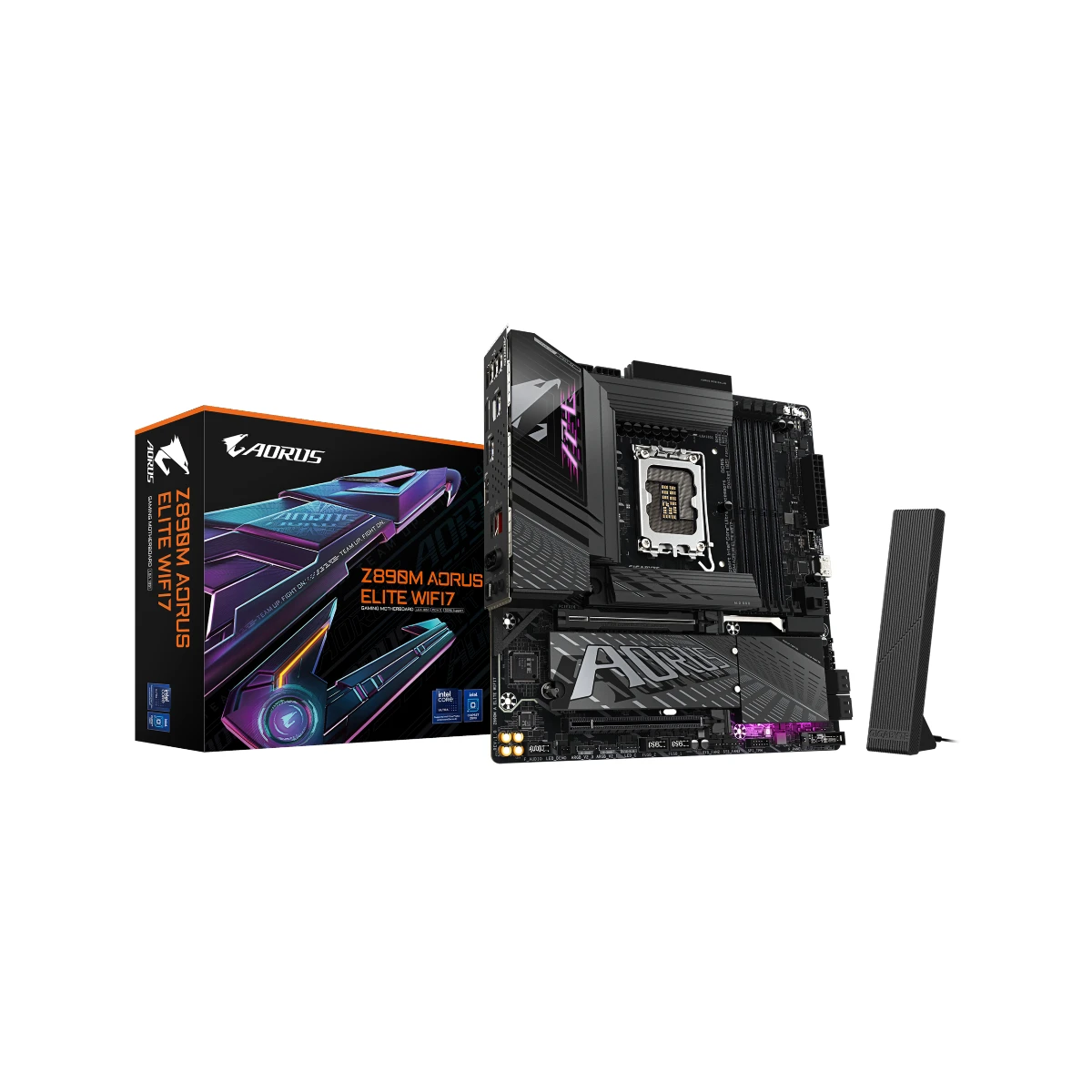 Gigabyte Z890M AORUS ELITE WIFI7 LGA 1851 Micro-ATX Gaming Motherboard | Z890M-A-ELITE-WIFI7
