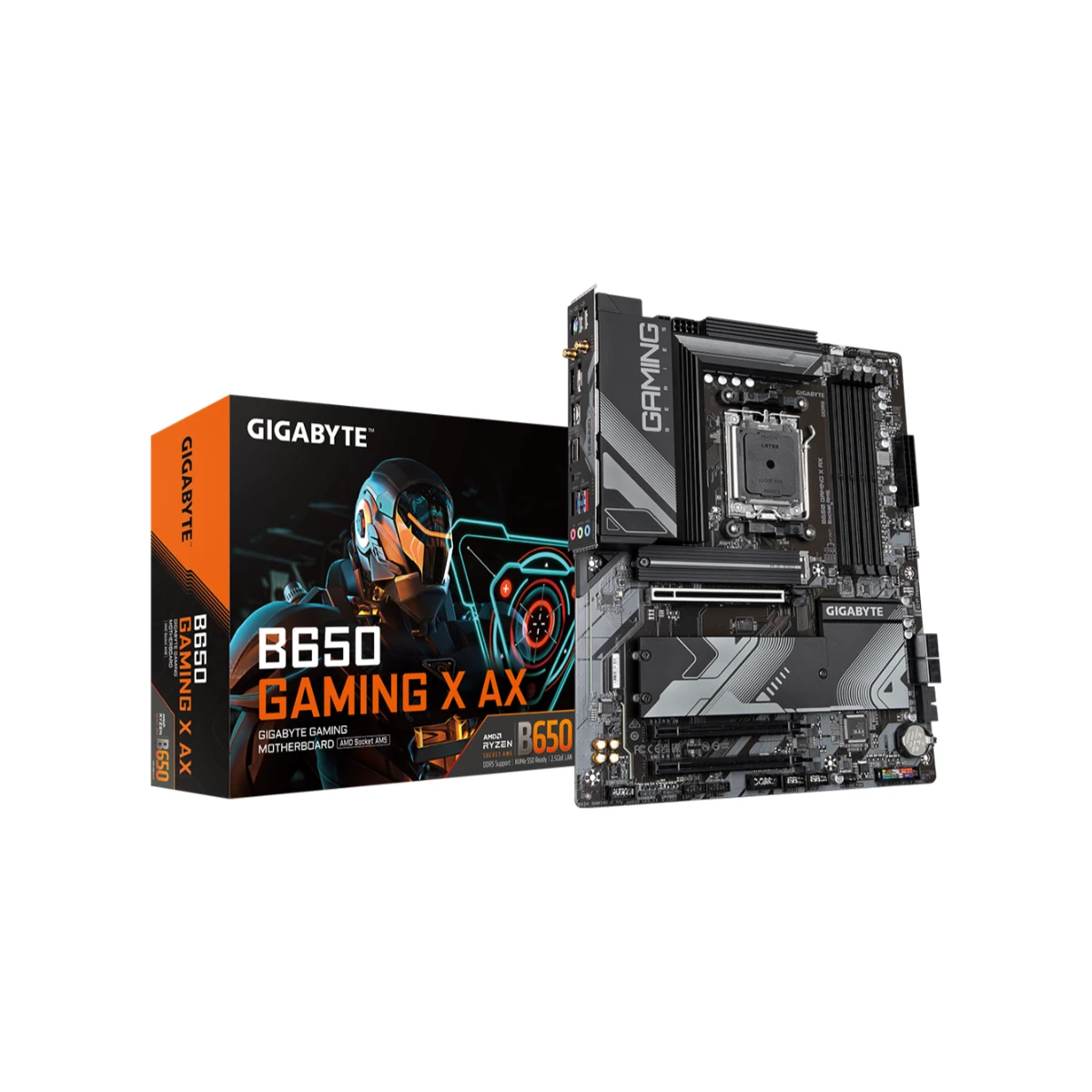Gigabyte B650 Gaming X AX AMD AM5 ATX Gaming Motherboard DDR5 - B650-GAMING-X-AX