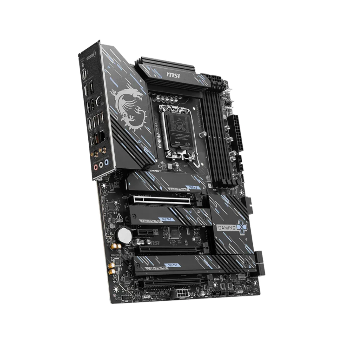 MSI Z890 GAMING PLUS WIFI LGA 1851 ATX Gaming Motherboard – Black | 911-7E34-002 view 3
