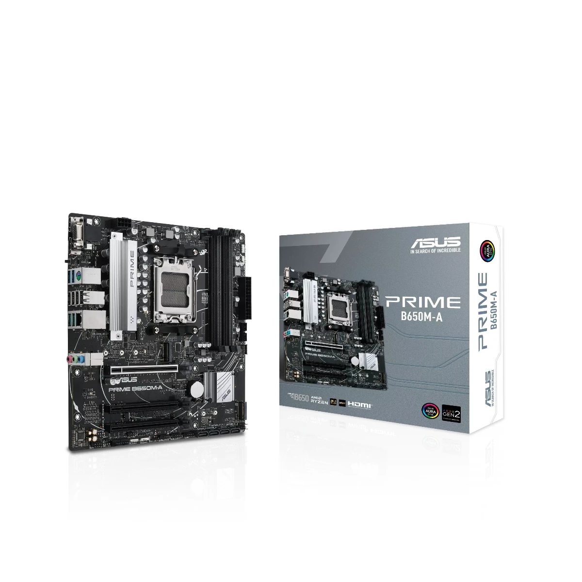 ASUS Prime B650M-A AM5 AMD Micro-ATX Motherboard DDR5 - 90MB1C10-M0EAY0